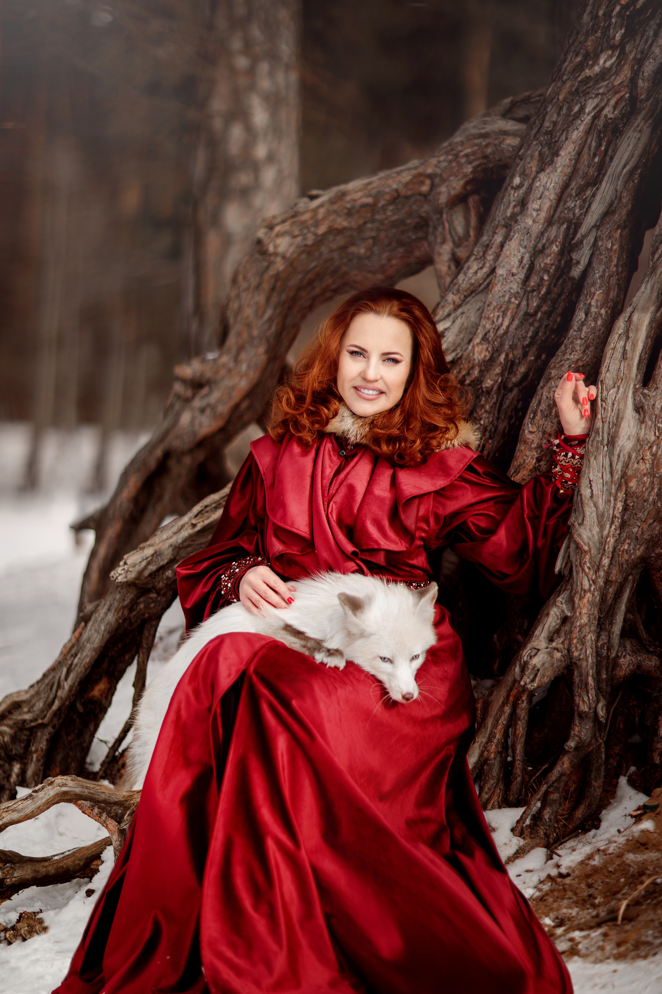 Фотопроект с лисой. Фотограф Москва | Екатерина Кронштадтская | fotoch_ka