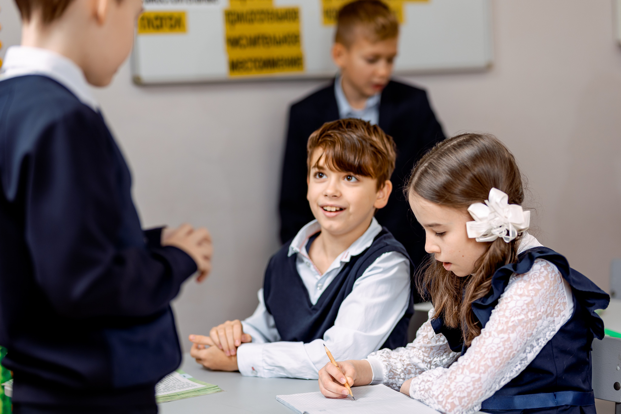Репортаж на уроках. Семейный и детский фотограф Комина Елена, Власиха, Одинцово