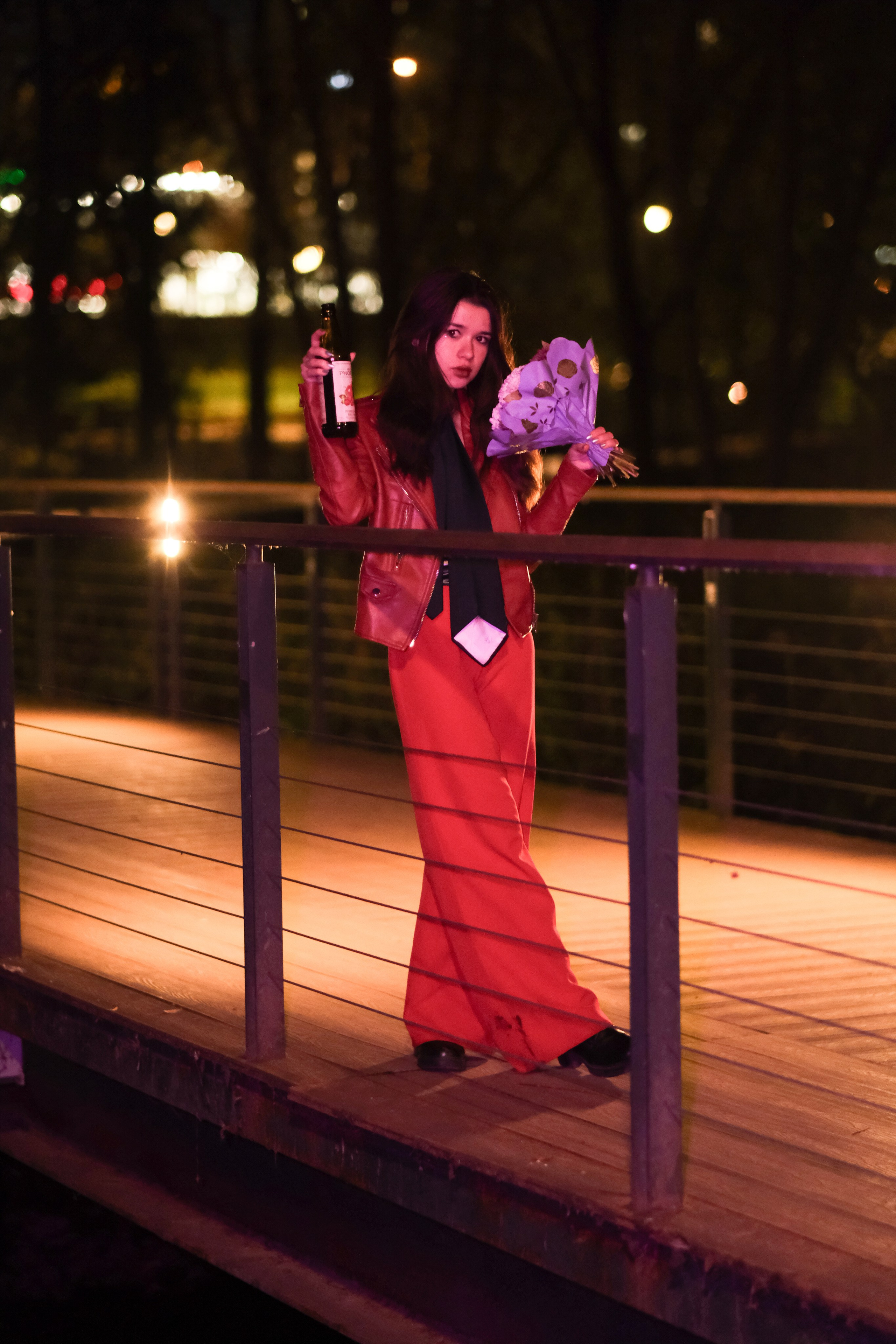 Александра в красном. Креативный фотограф в Москве Арапова Виталия