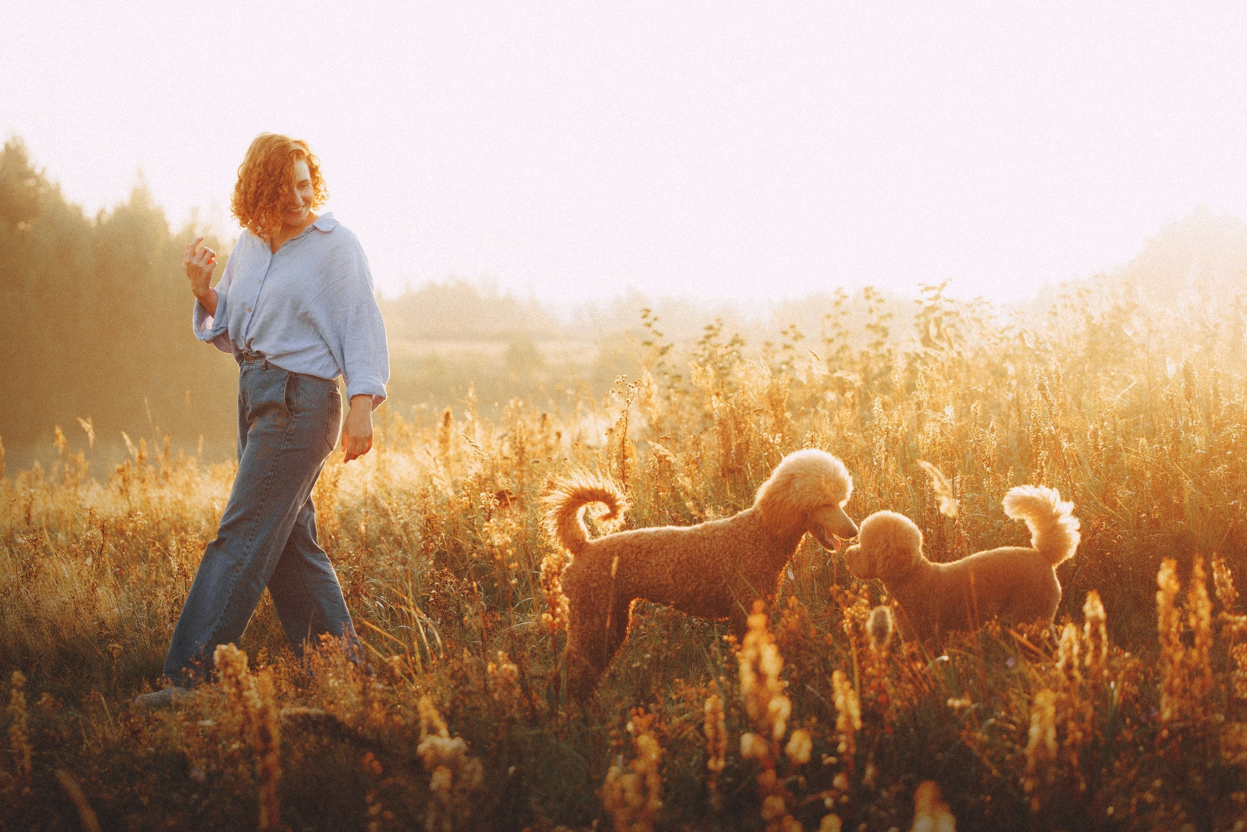 Юля, Кир и Цера. Фотограф анималист Осипчикова Мария