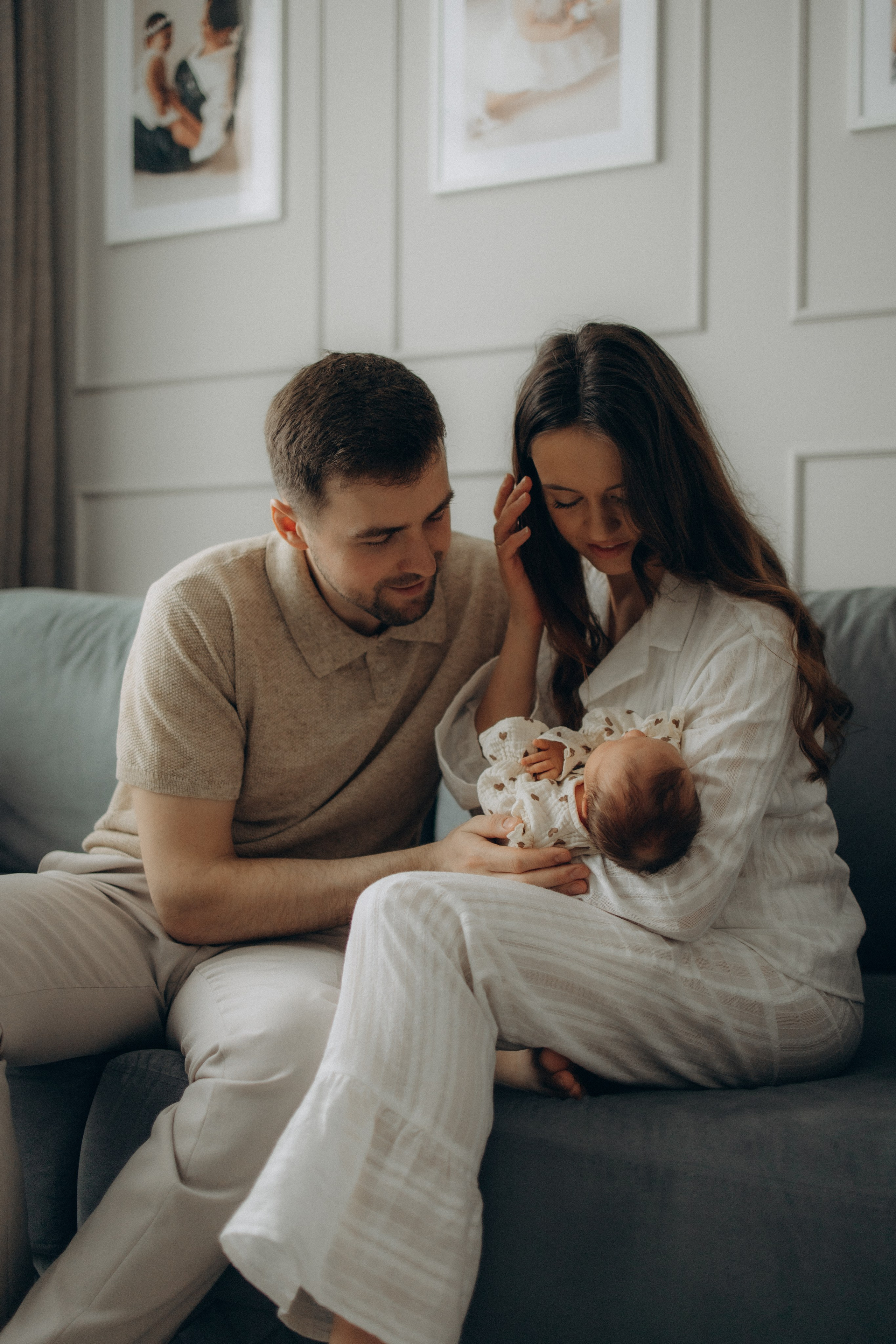 Маленькая кроха Есения. Семейный фотограф в Москве Анастасия Шалда