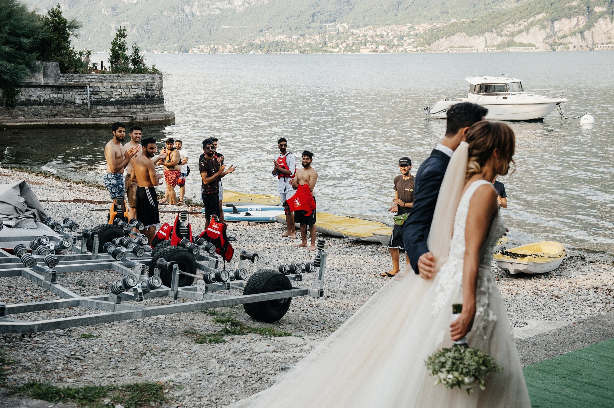 Andrea+Maria COMO LAKE. Свадебный фотограф Игорь Булгак