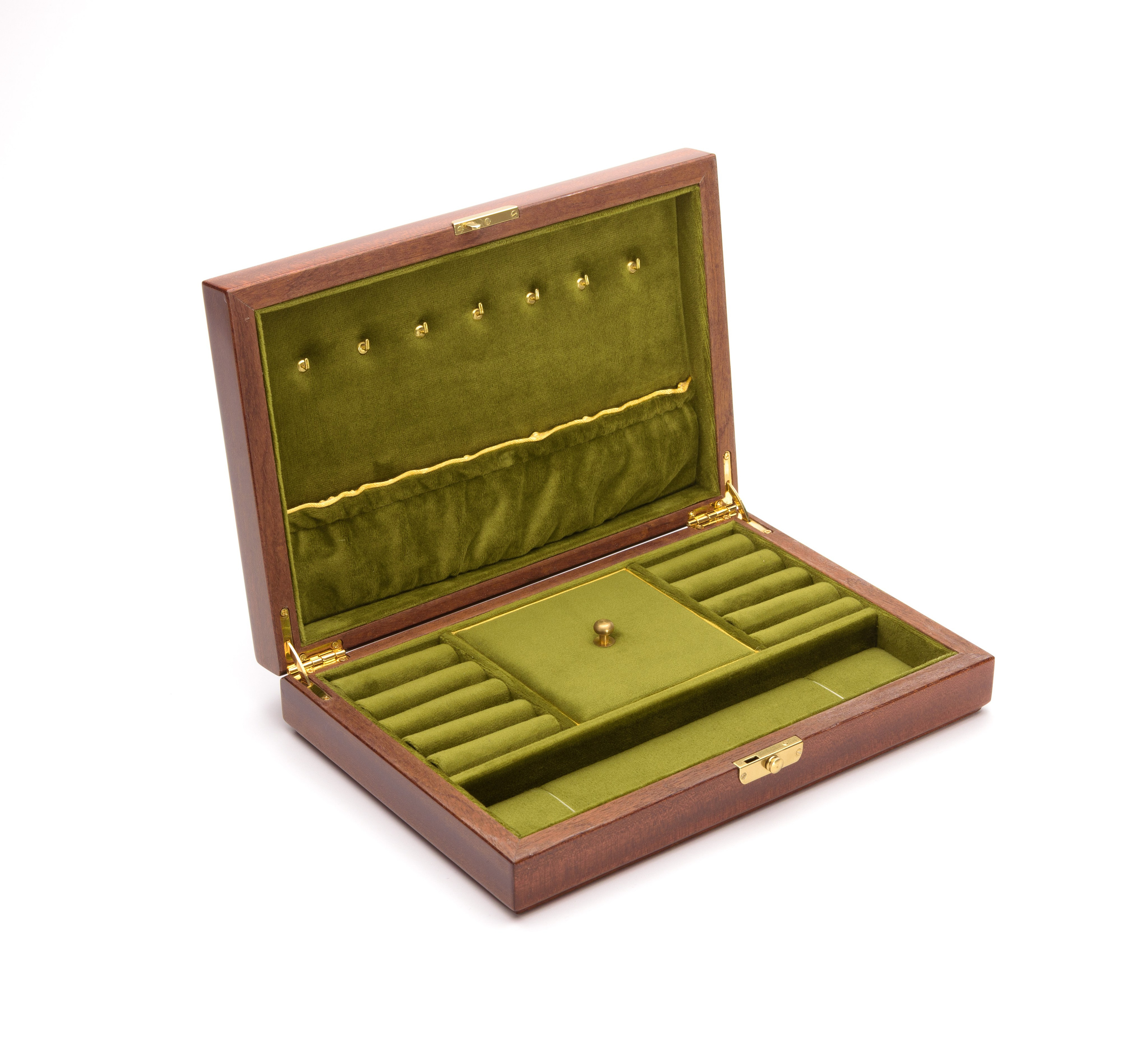 Ювелирная шкатулка коричневая. Fotolux