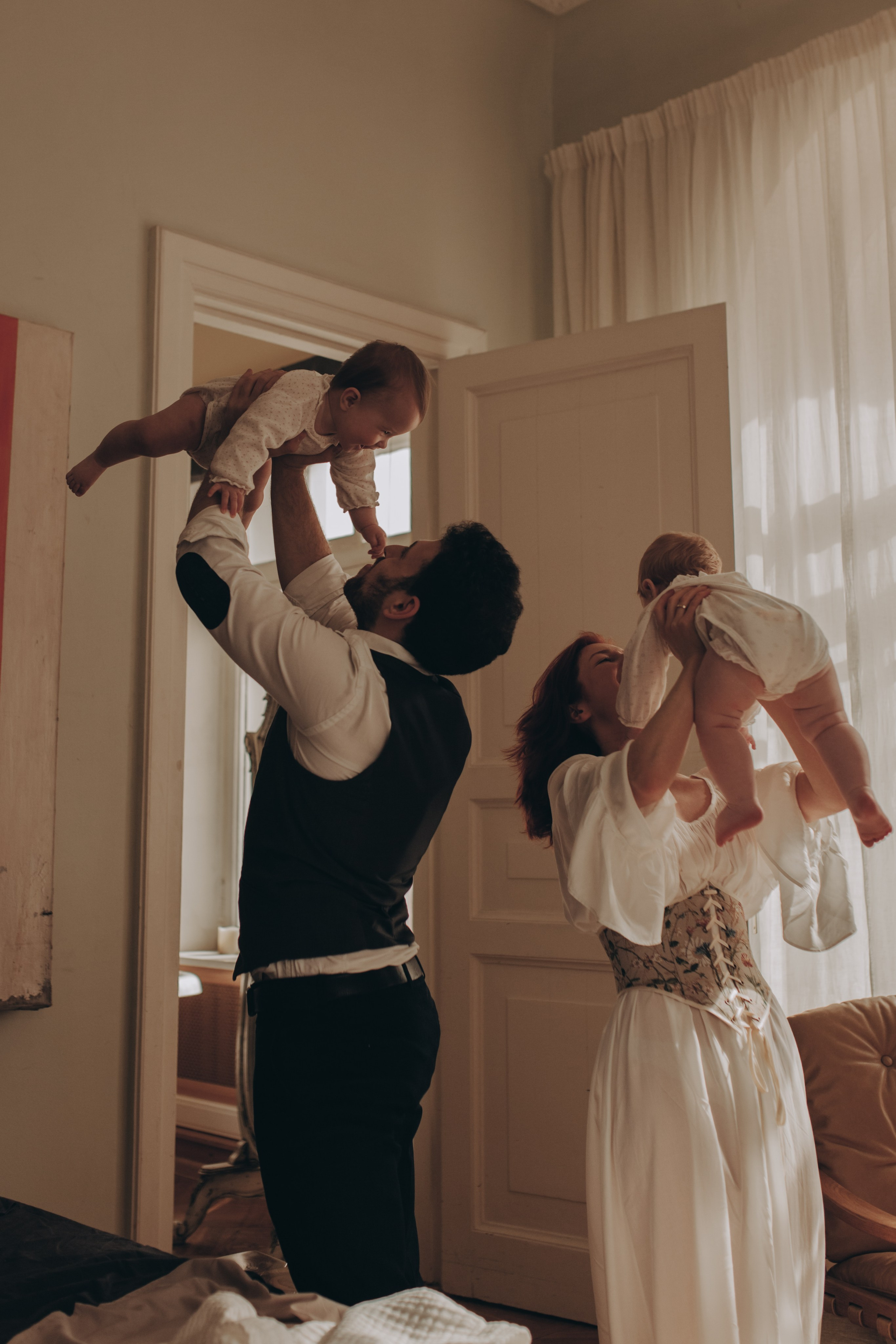 Маша, Саша и малышки. Семейный фотограф Полина Сарина Москва