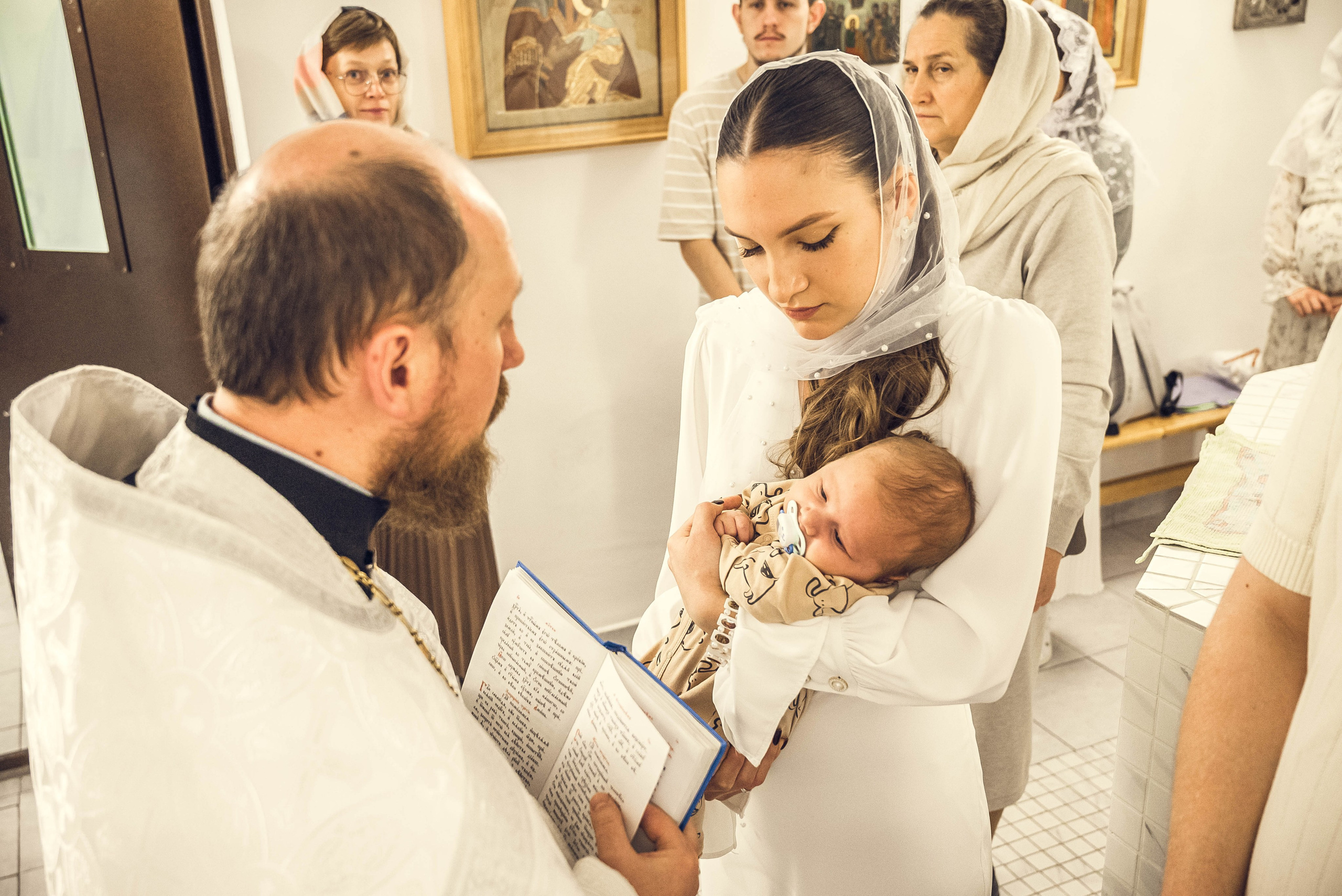 Крещение Мирона. Семейный и детский фотограф Москва