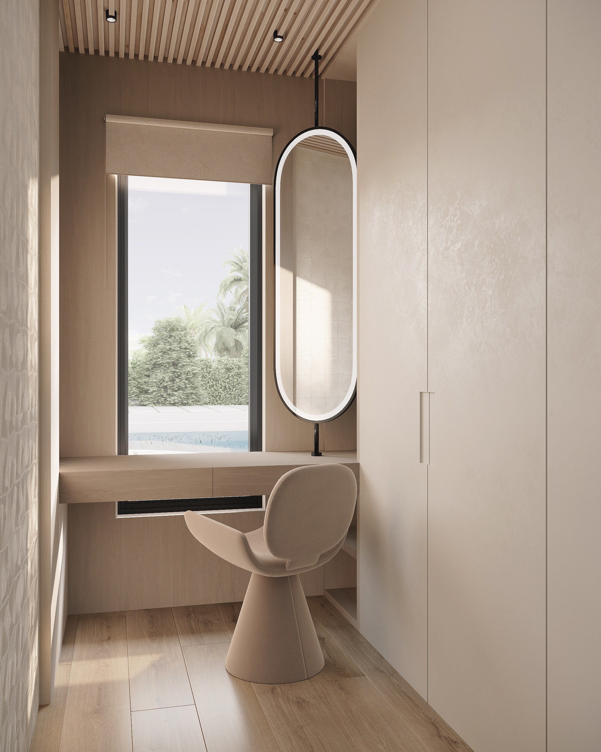 Master bedroom-study/Florida. Solovets visualization