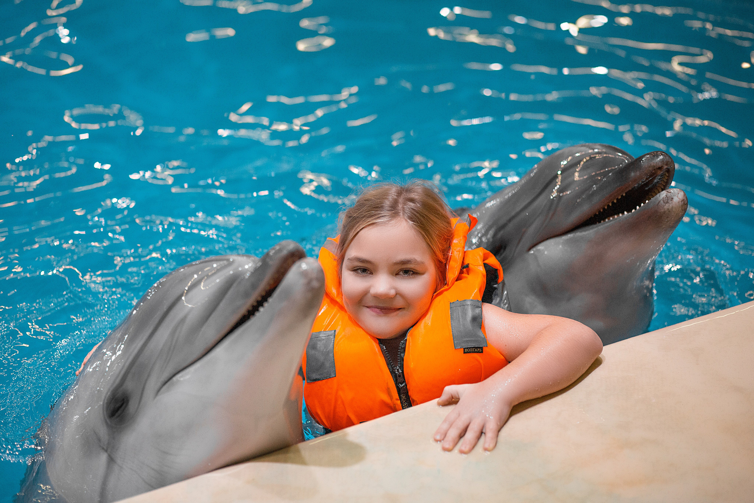 Василиса и дельфины. Фотосессия с лошадьми в Нижнем Новгороде