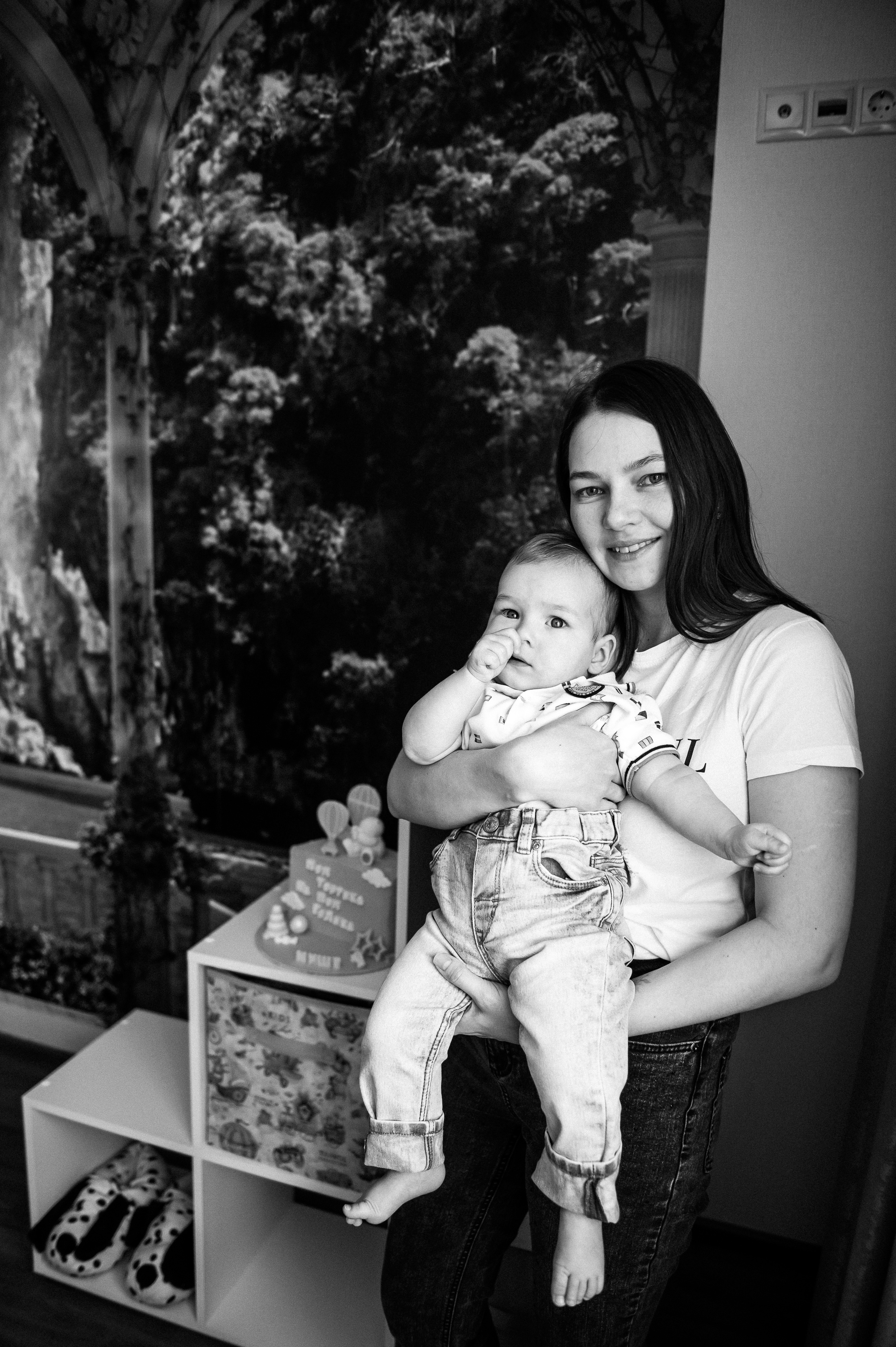 Семья Куклины отмечает полгодика своего малыша. Фотограф в Сургуте Светлана Гибадуллина