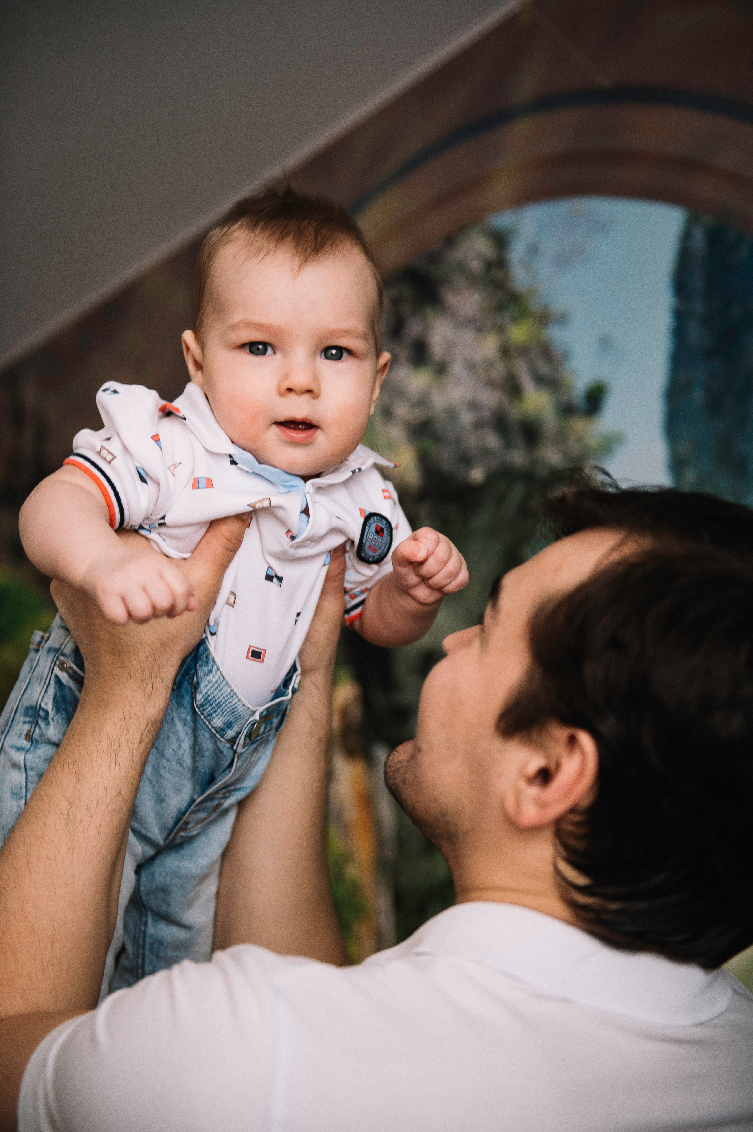 Семья Куклины отмечает полгодика своего малыша. Фотограф в Сургуте Светлана Гибадуллина