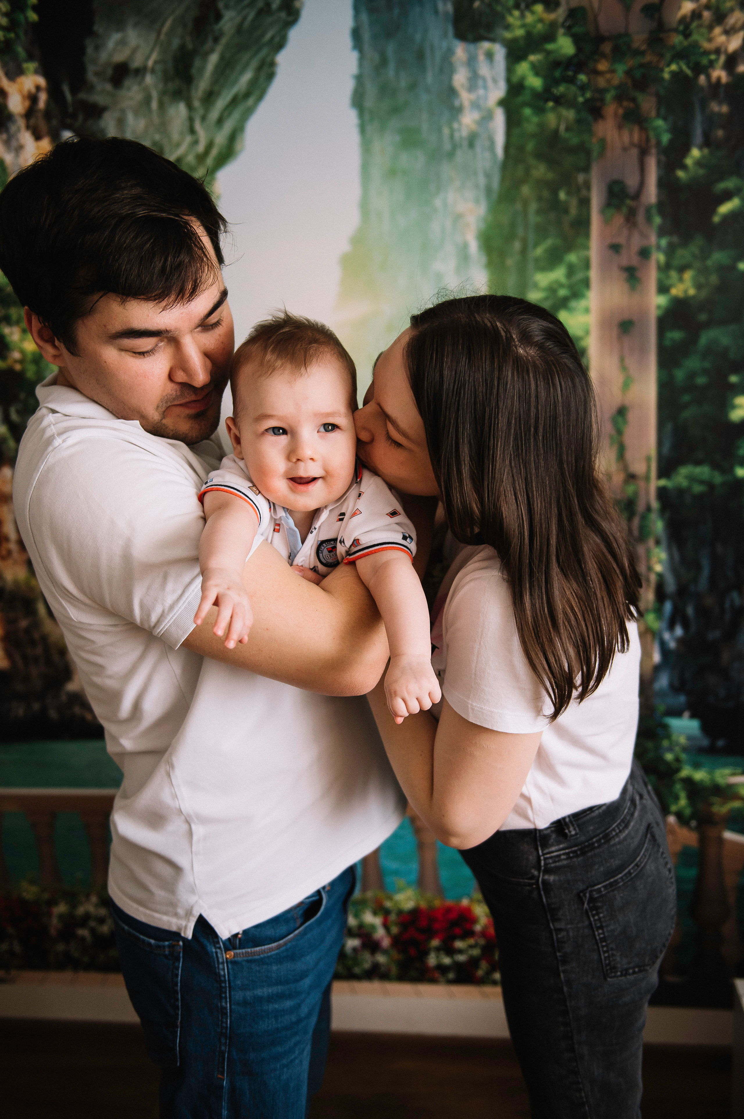 Семья Куклины отмечает полгодика своего малыша. Фотограф в Сургуте Светлана Гибадуллина