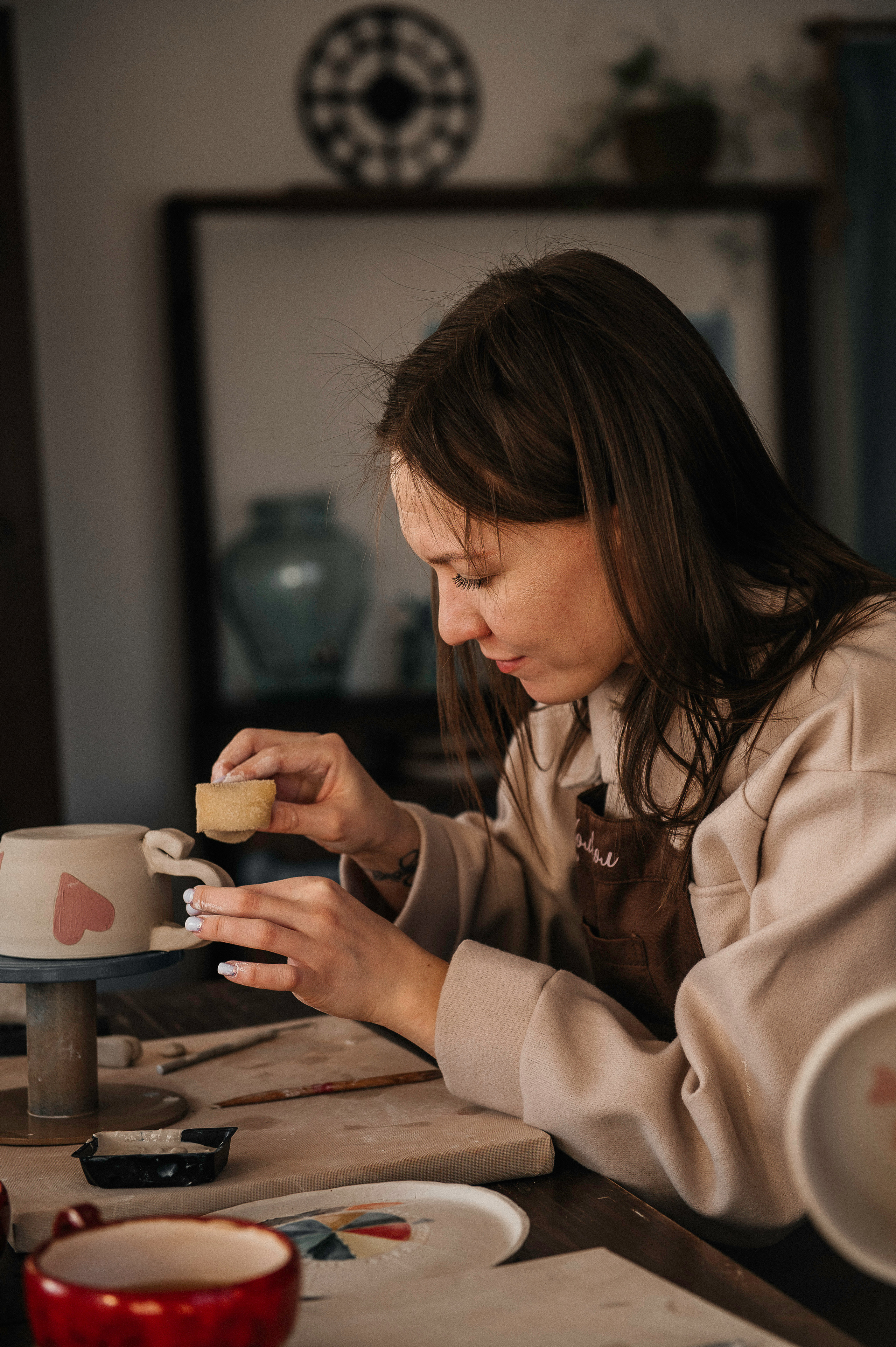 Семья Смирновых в Гончарной мастерской. Фотограф в Сургуте Светлана Гибадуллина