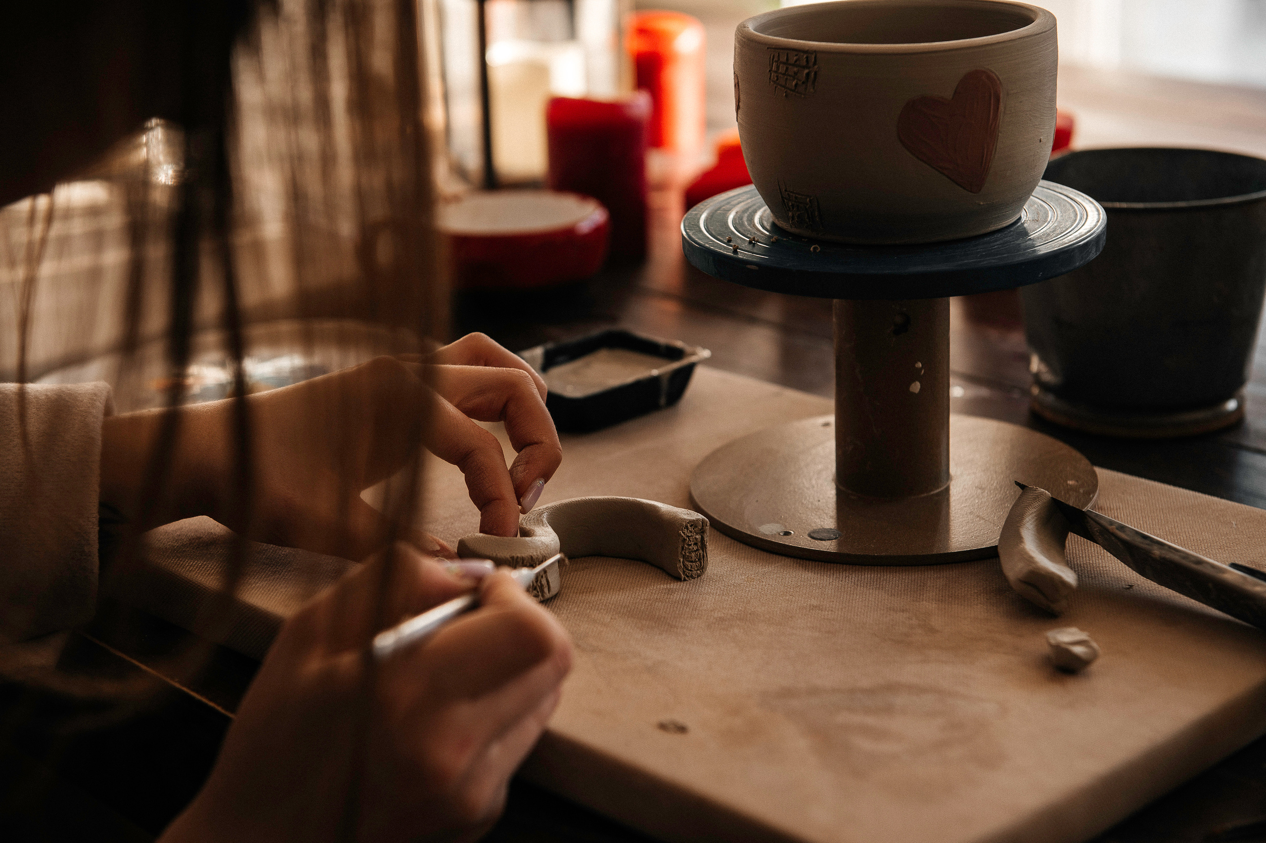 Семья Смирновых в Гончарной мастерской. Фотограф в Сургуте Светлана Гибадуллина