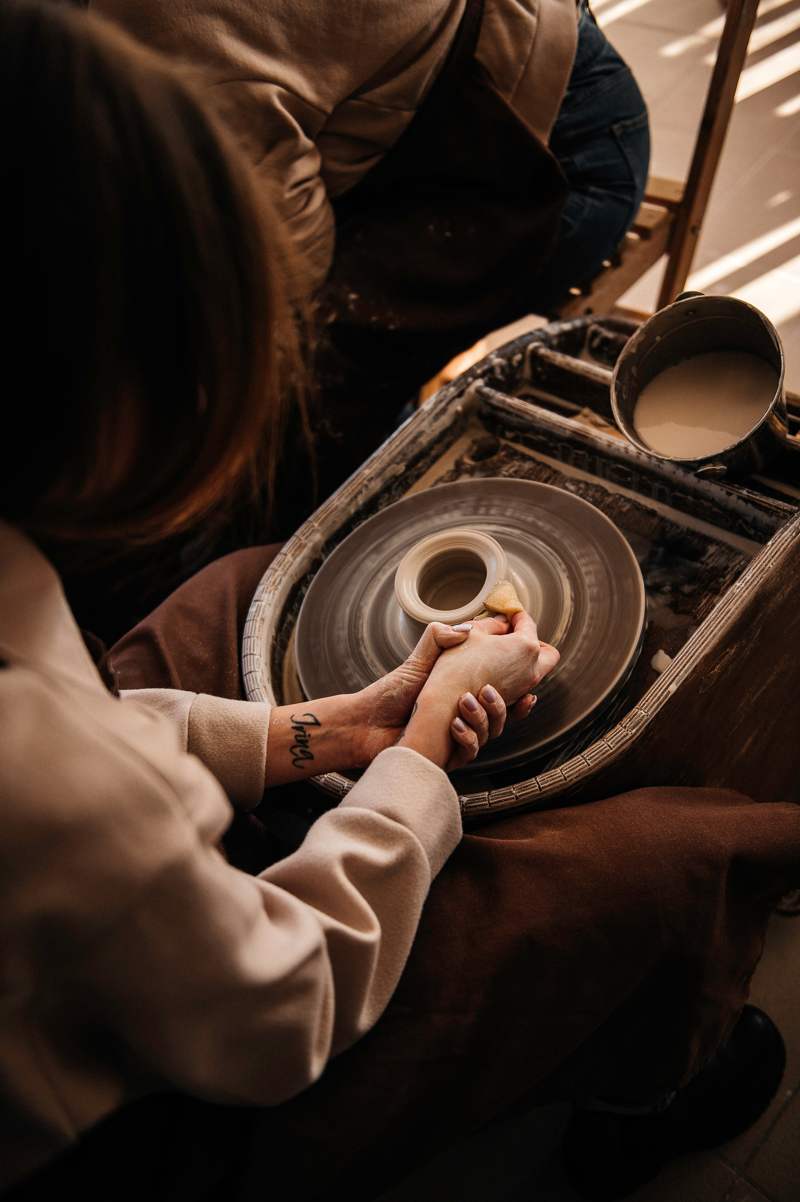 Семья Смирновых в Гончарной мастерской. Фотограф в Сургуте Светлана Гибадуллина