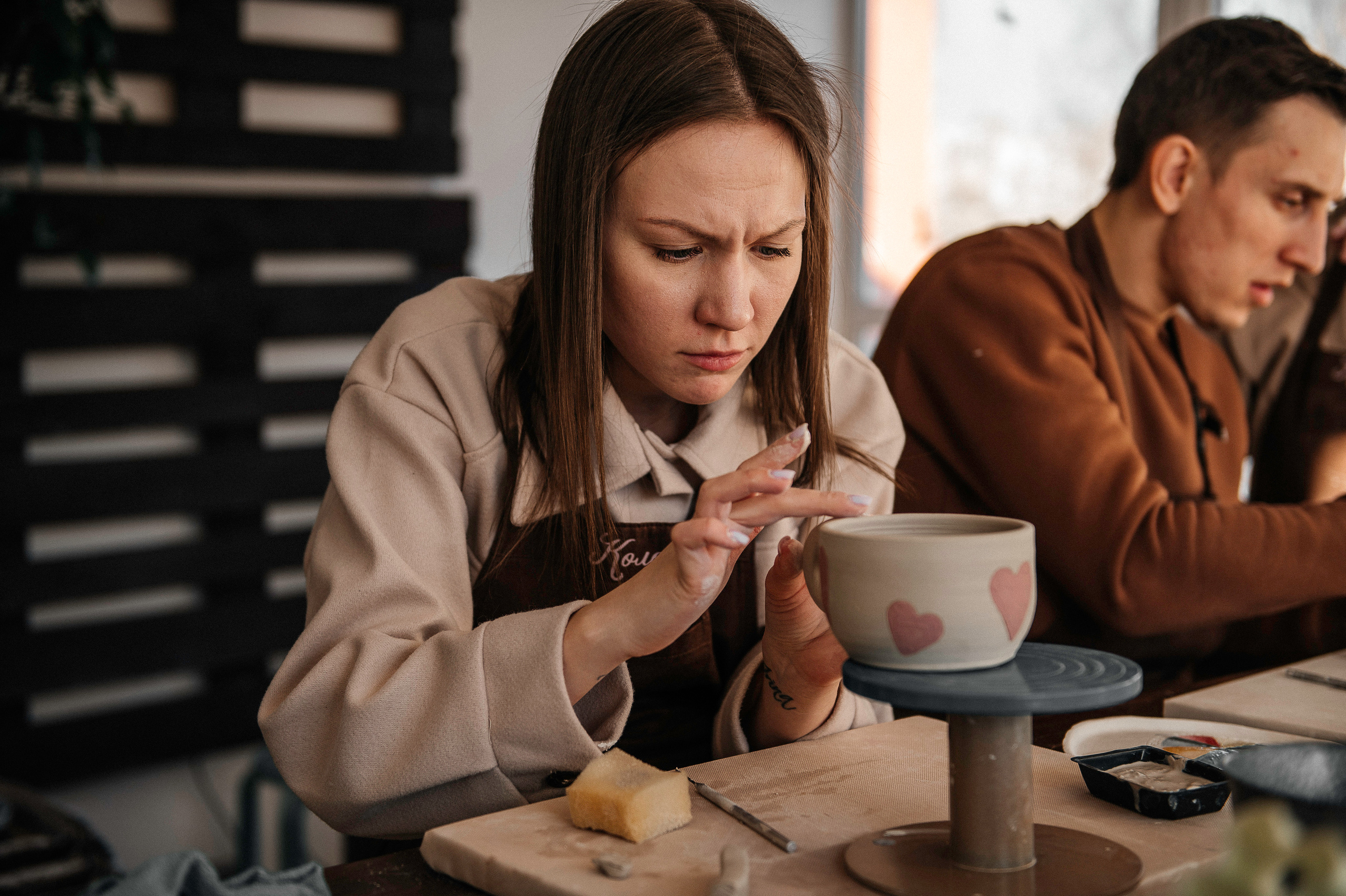 Семья Смирновых в Гончарной мастерской. Фотограф в Сургуте Светлана Гибадуллина