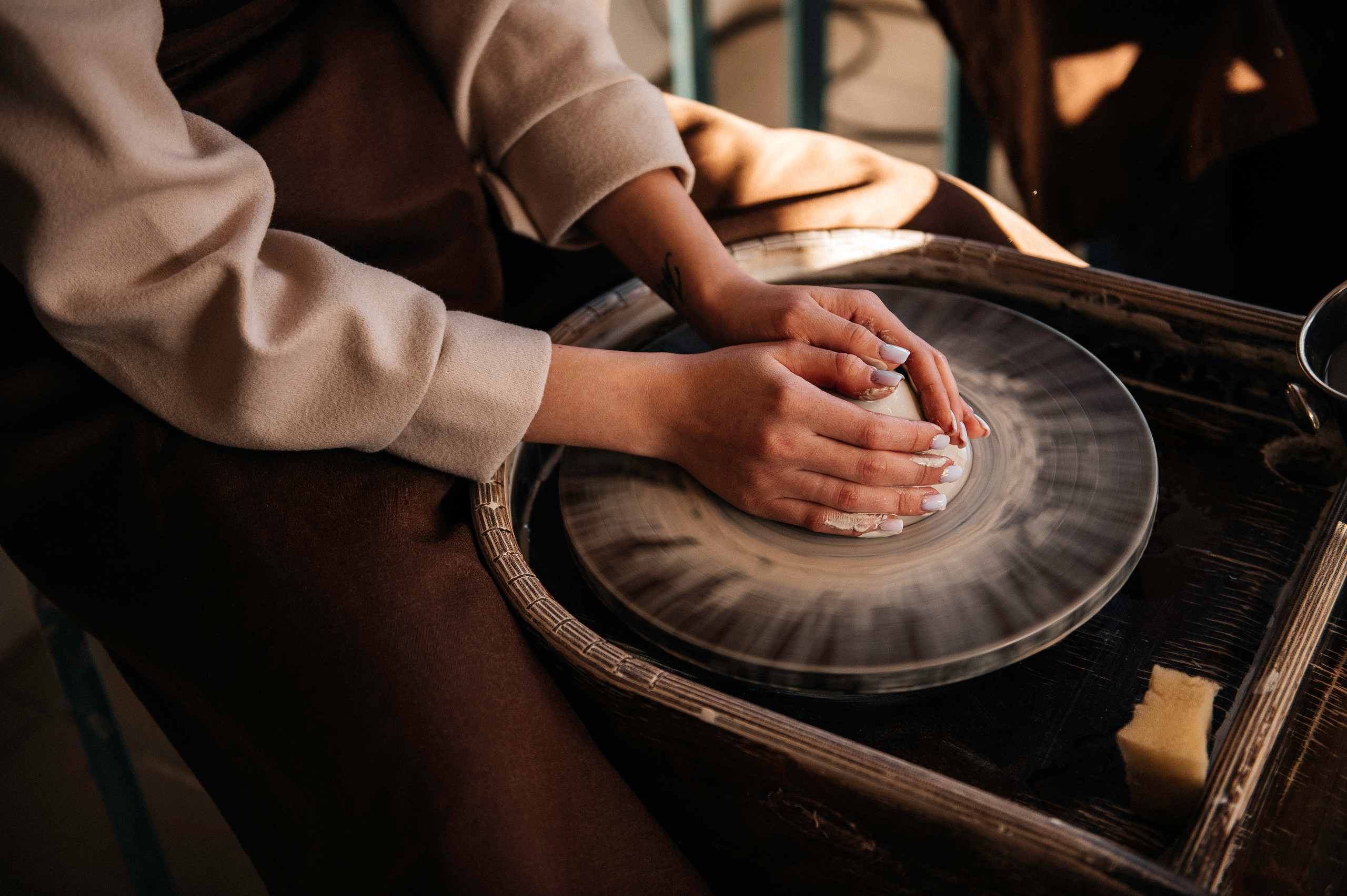 Семья Смирновых в Гончарной мастерской. Фотограф в Сургуте Светлана Гибадуллина