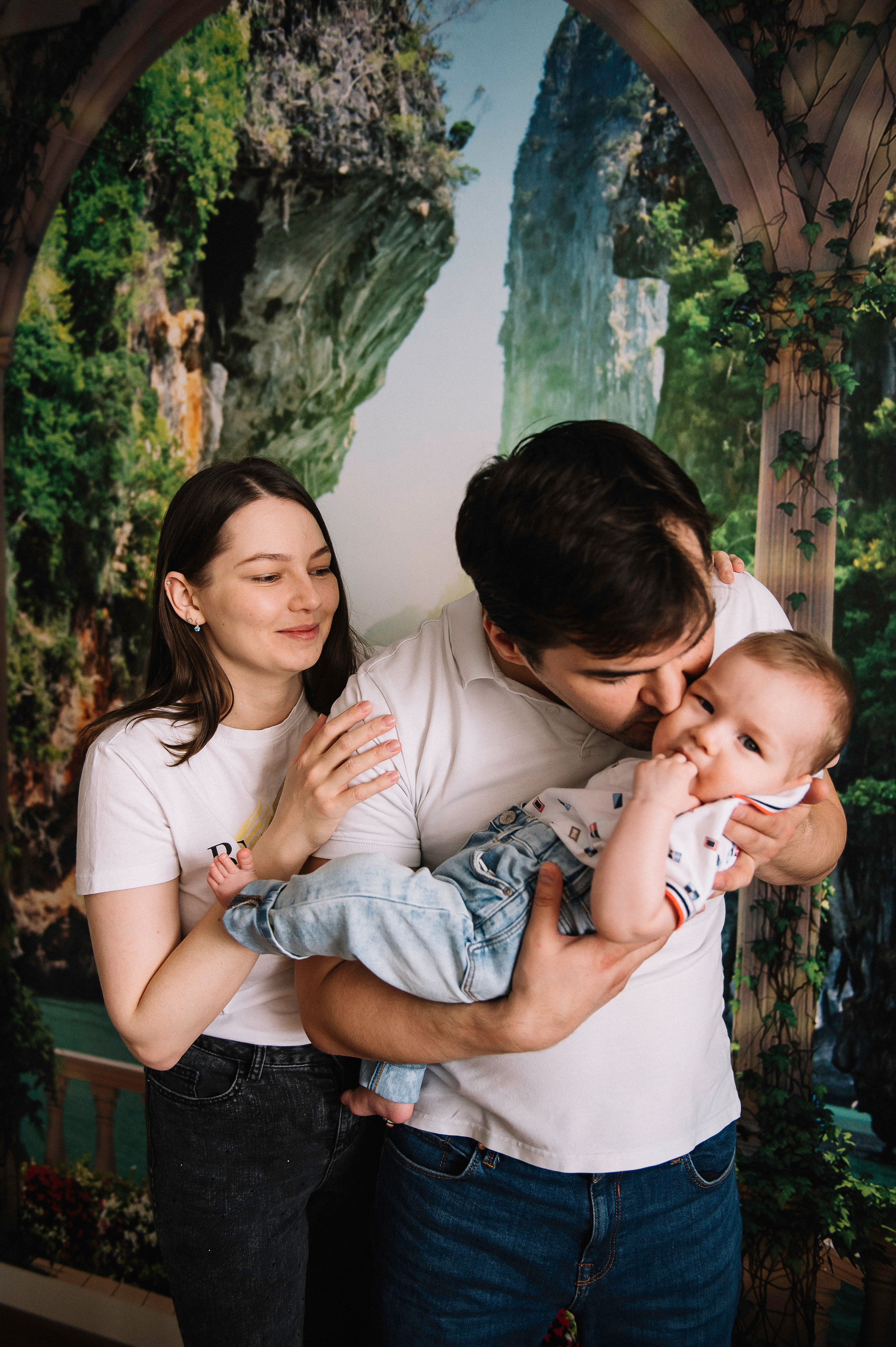 Семья Куклины отмечает полгодика своего малыша. Фотограф в Сургуте Светлана Гибадуллина