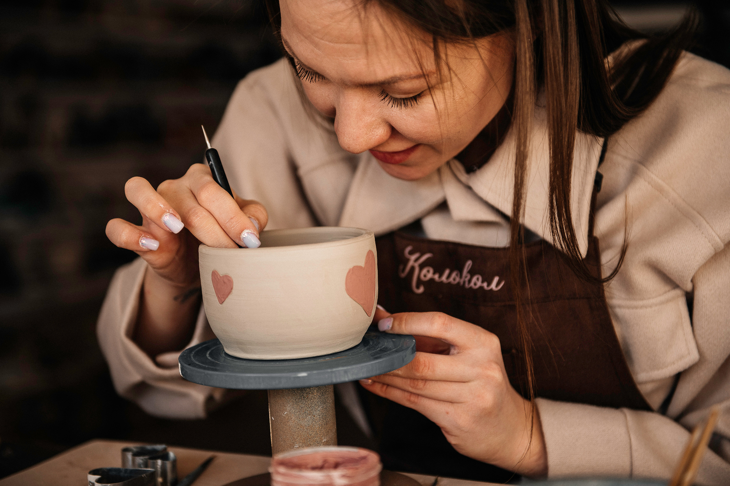 Семья Смирновых в Гончарной мастерской. Фотограф в Сургуте Светлана Гибадуллина
