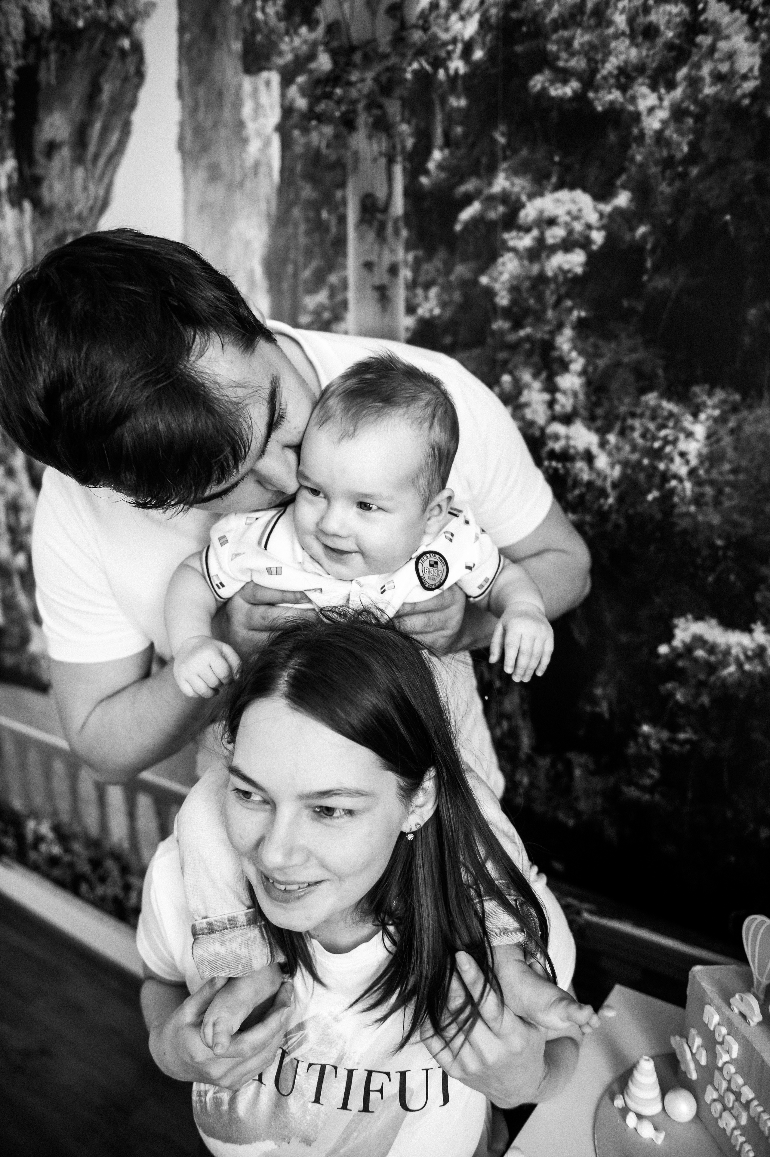 Семья Куклины отмечает полгодика своего малыша. Фотограф в Сургуте Светлана Гибадуллина