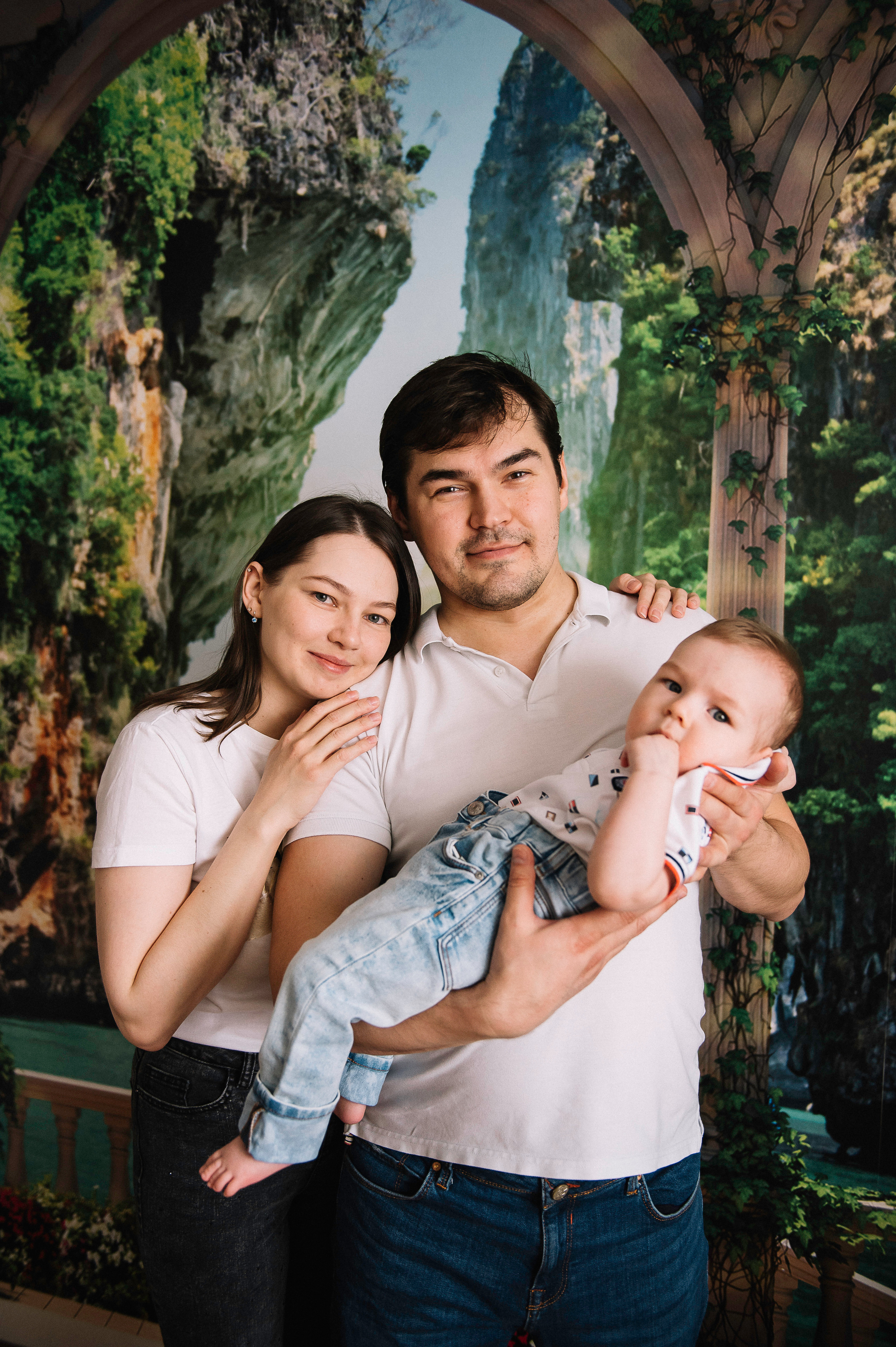 Семья Куклины отмечает полгодика своего малыша. Фотограф в Сургуте Светлана Гибадуллина