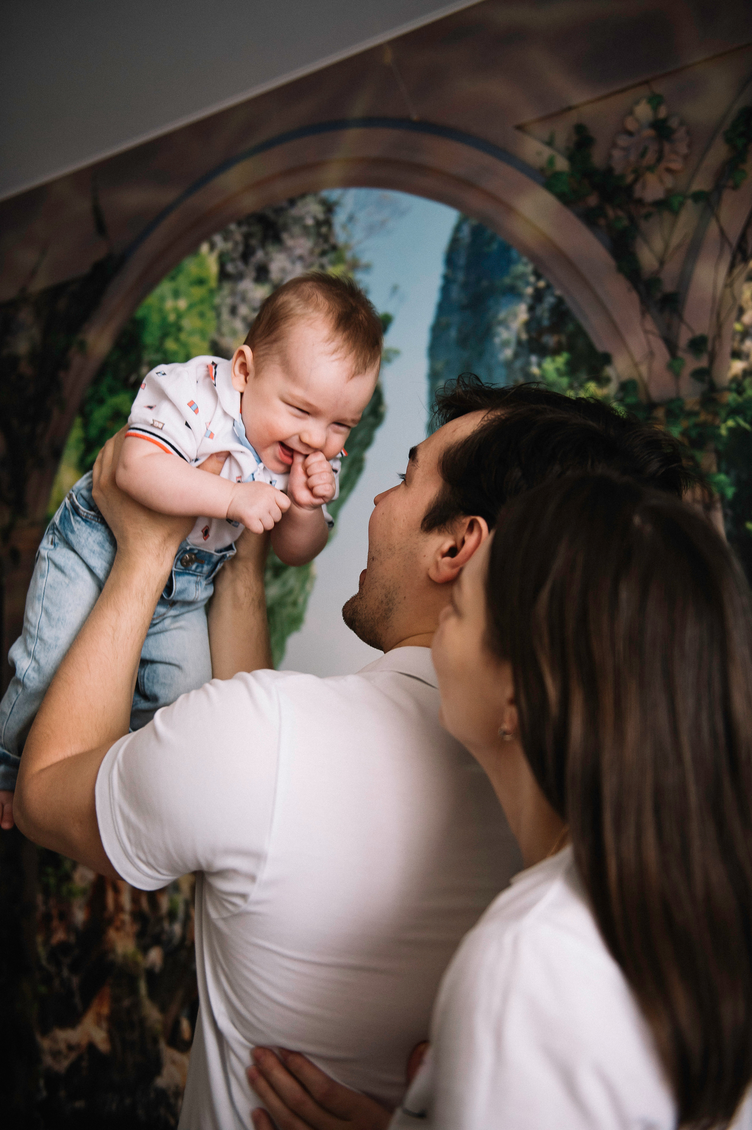 Семья Куклины отмечает полгодика своего малыша. Фотограф в Сургуте Светлана Гибадуллина