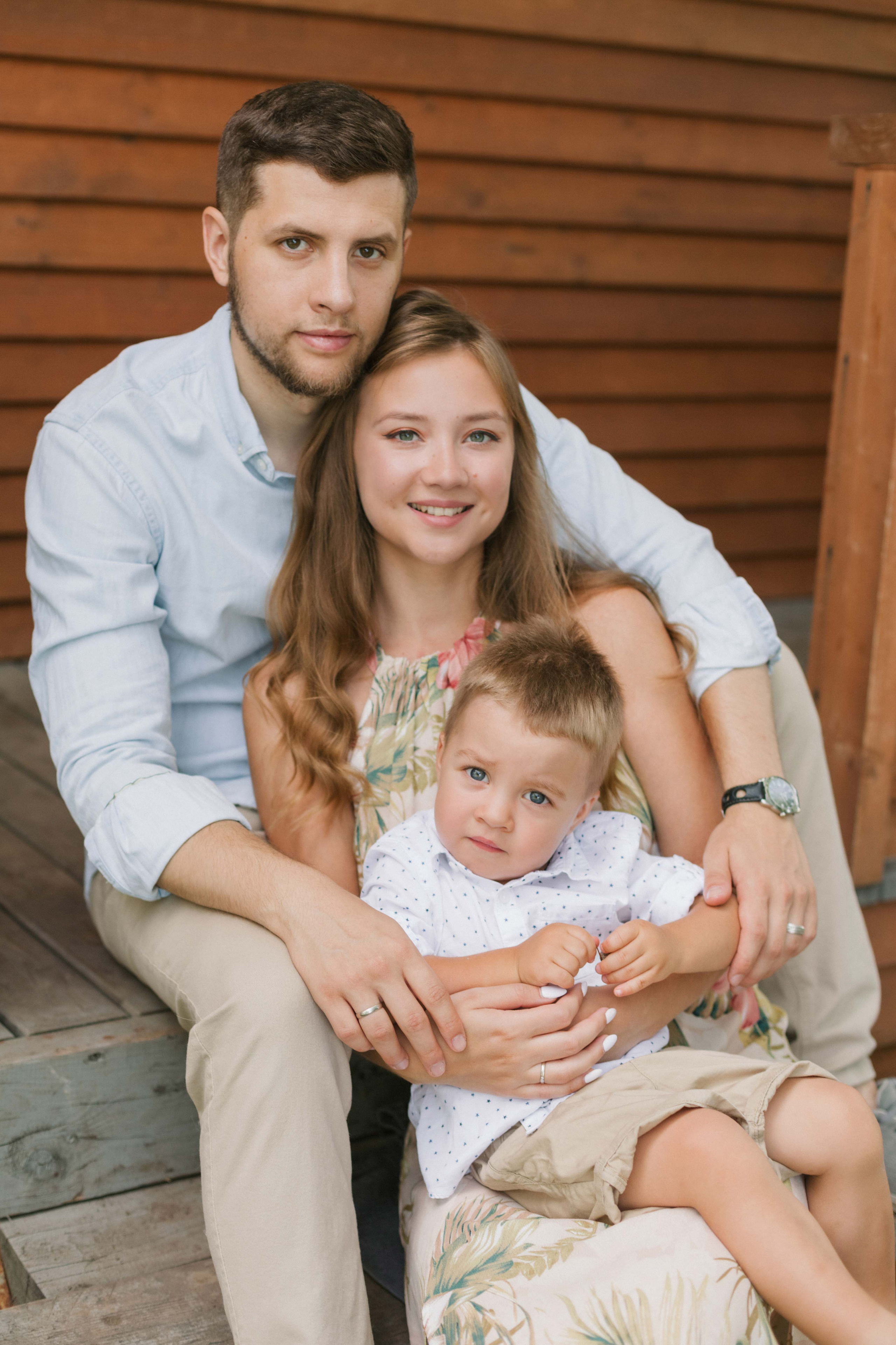 Алексей, Алена и Андрей. Свадебный и семейный фотограф в Самаре Катя Боб