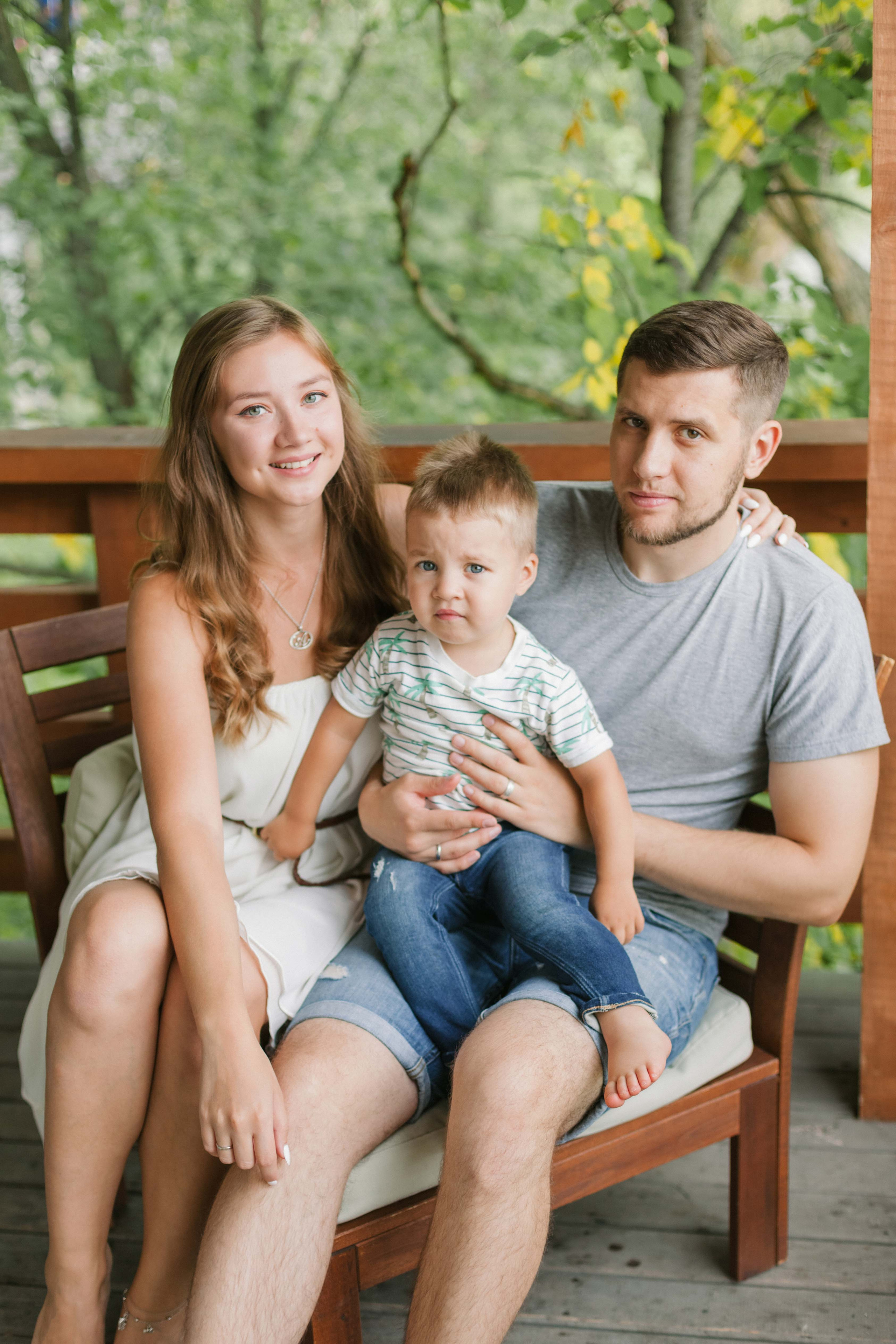 Алексей, Алена и Андрей. Свадебный и семейный фотограф в Самаре Катя Боб