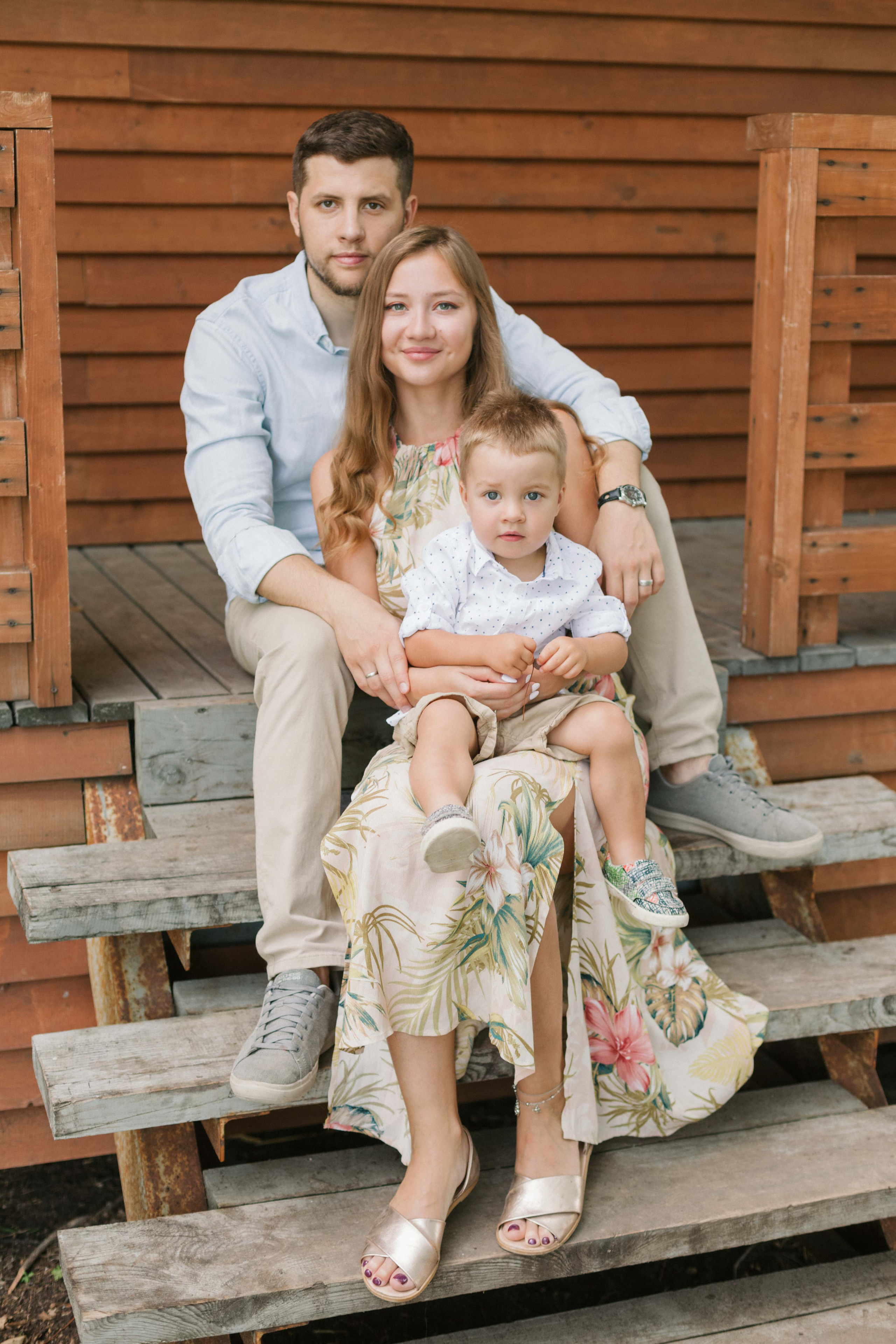 Алексей, Алена и Андрей. Свадебный и семейный фотограф в Самаре Катя Боб