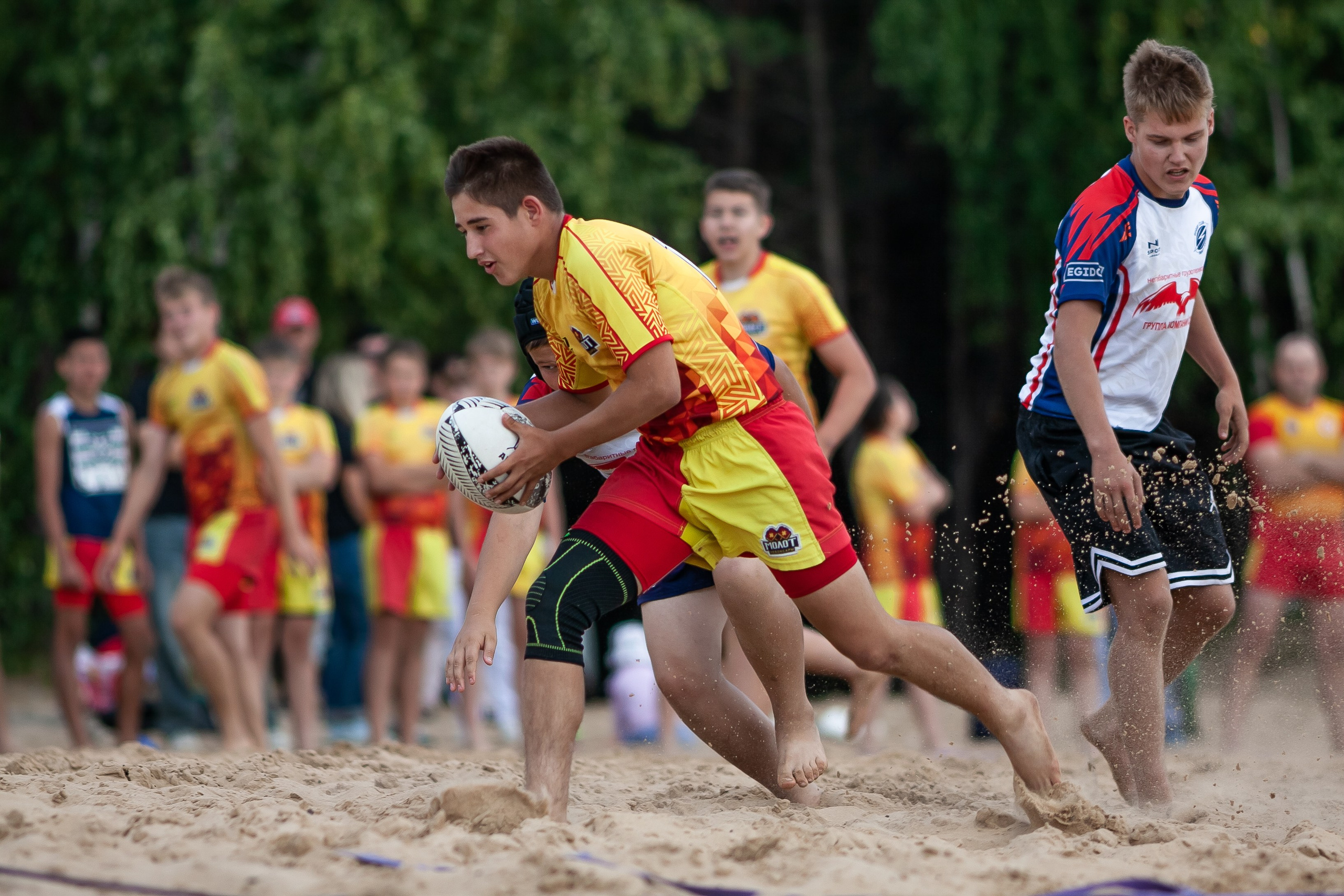 «Кубок «Молота» по пляжному Регби. Фотография