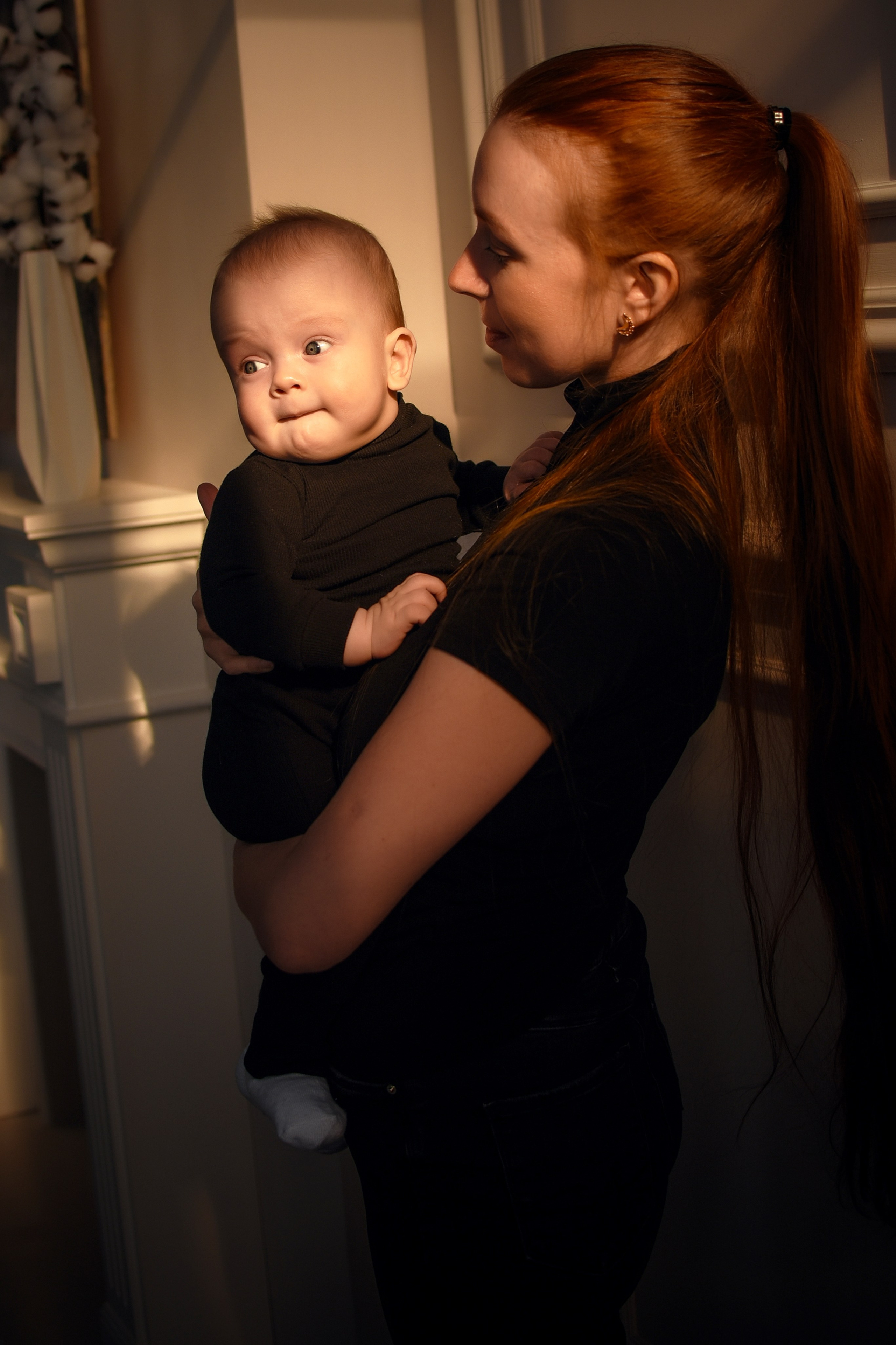 Семейная студийная фотосессия 3. Свадебный, семейный, детский, контент фотограф в Омске Максим Ильин