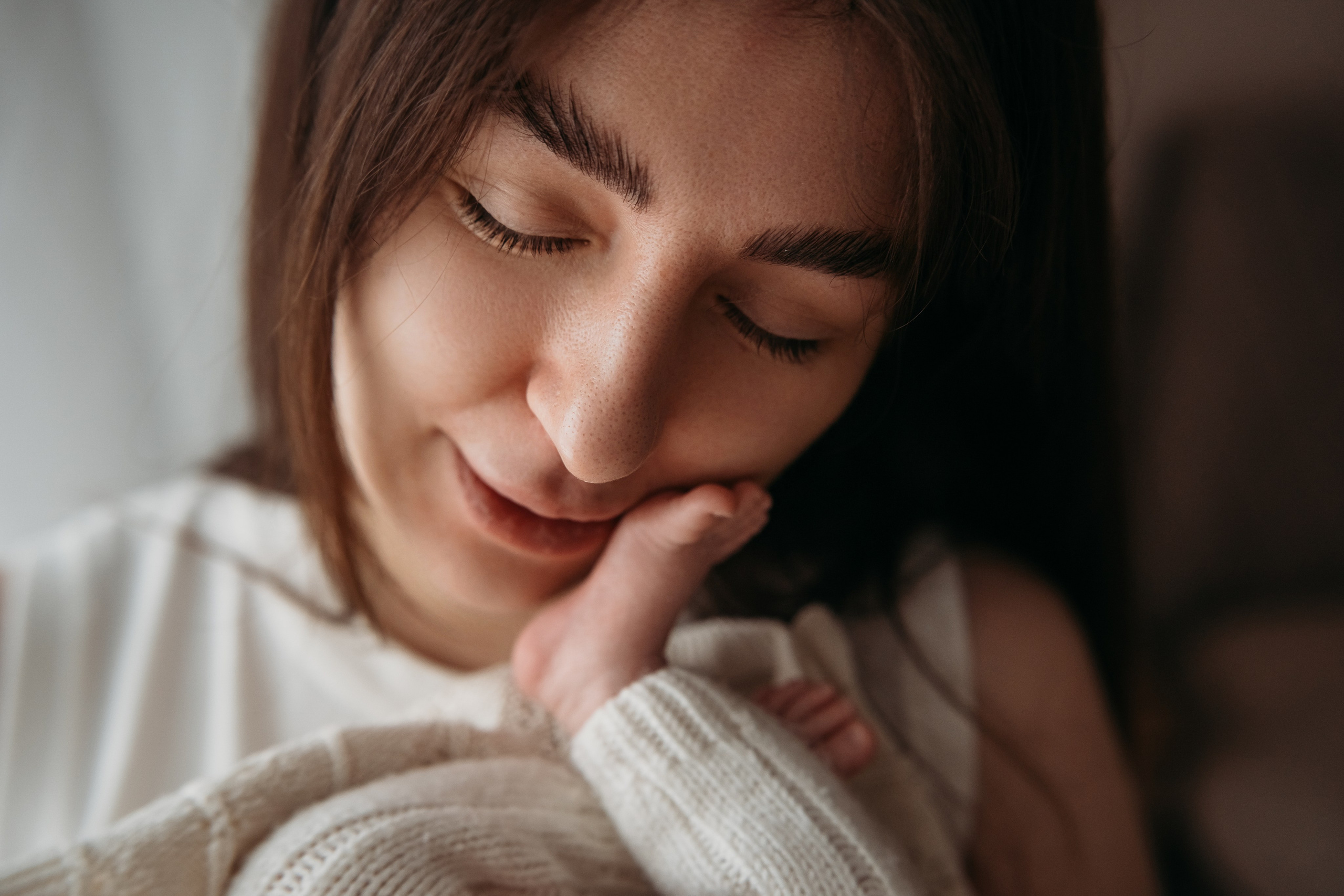 0-2 месяца. Фотограф Новорожденных в Москве. Семейные истории в стиле LIFE