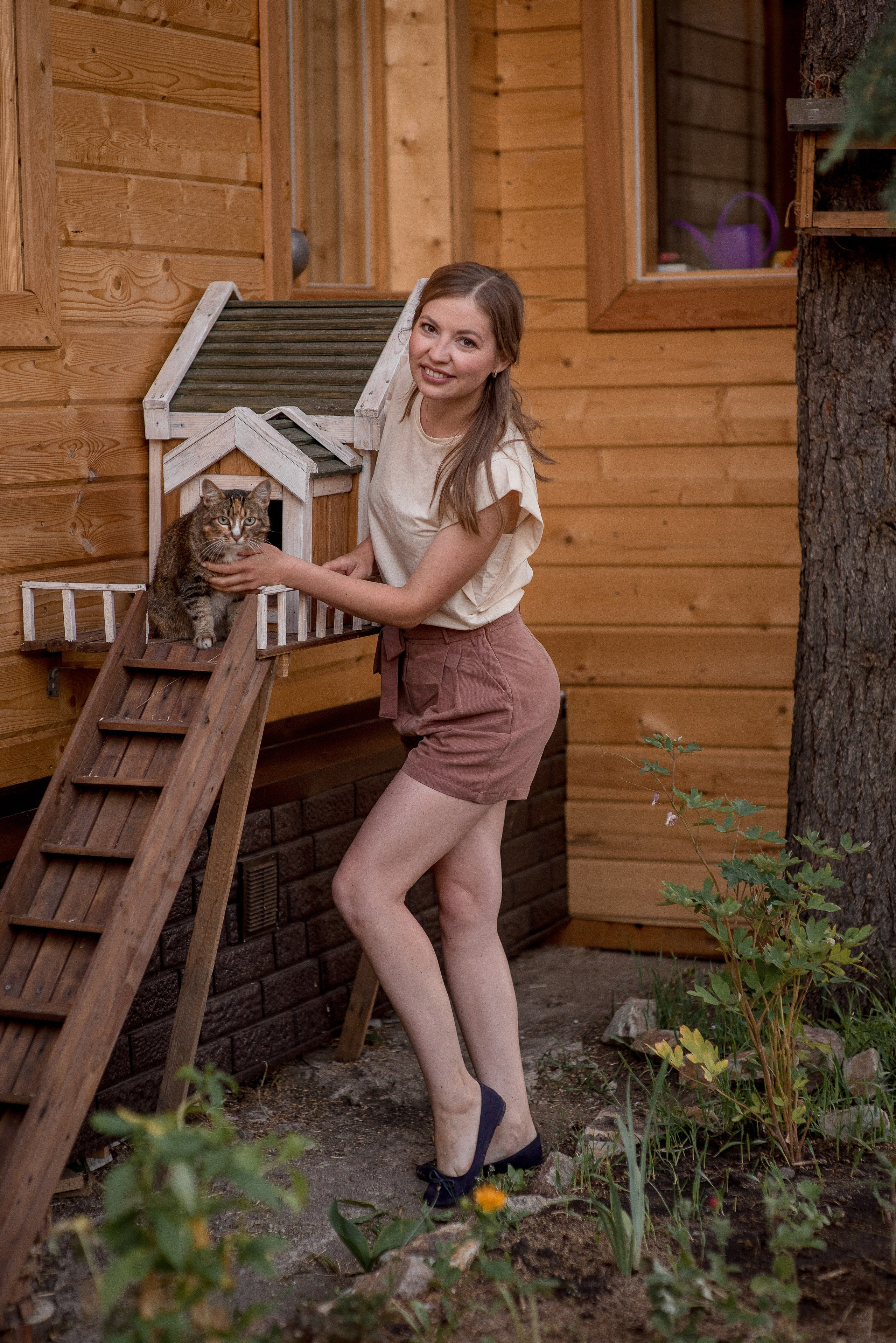 Семейная фотосесия_загородный домик_Ирина (цветокор). Детский и семейный фотограф Краснодар / Сочи Сергеева Олеся