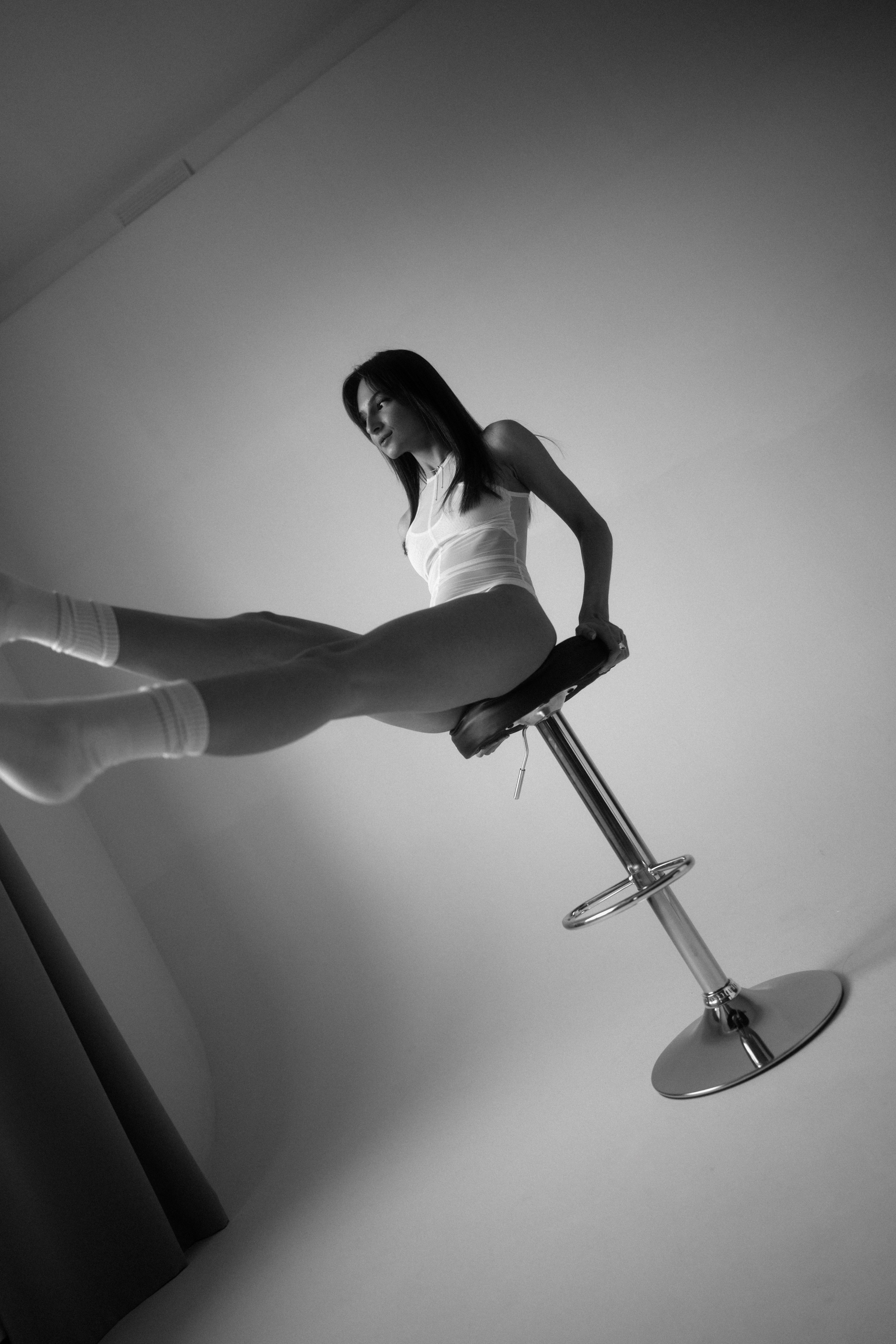 Фотосессия на циклораме с Ириной в студии DeLight