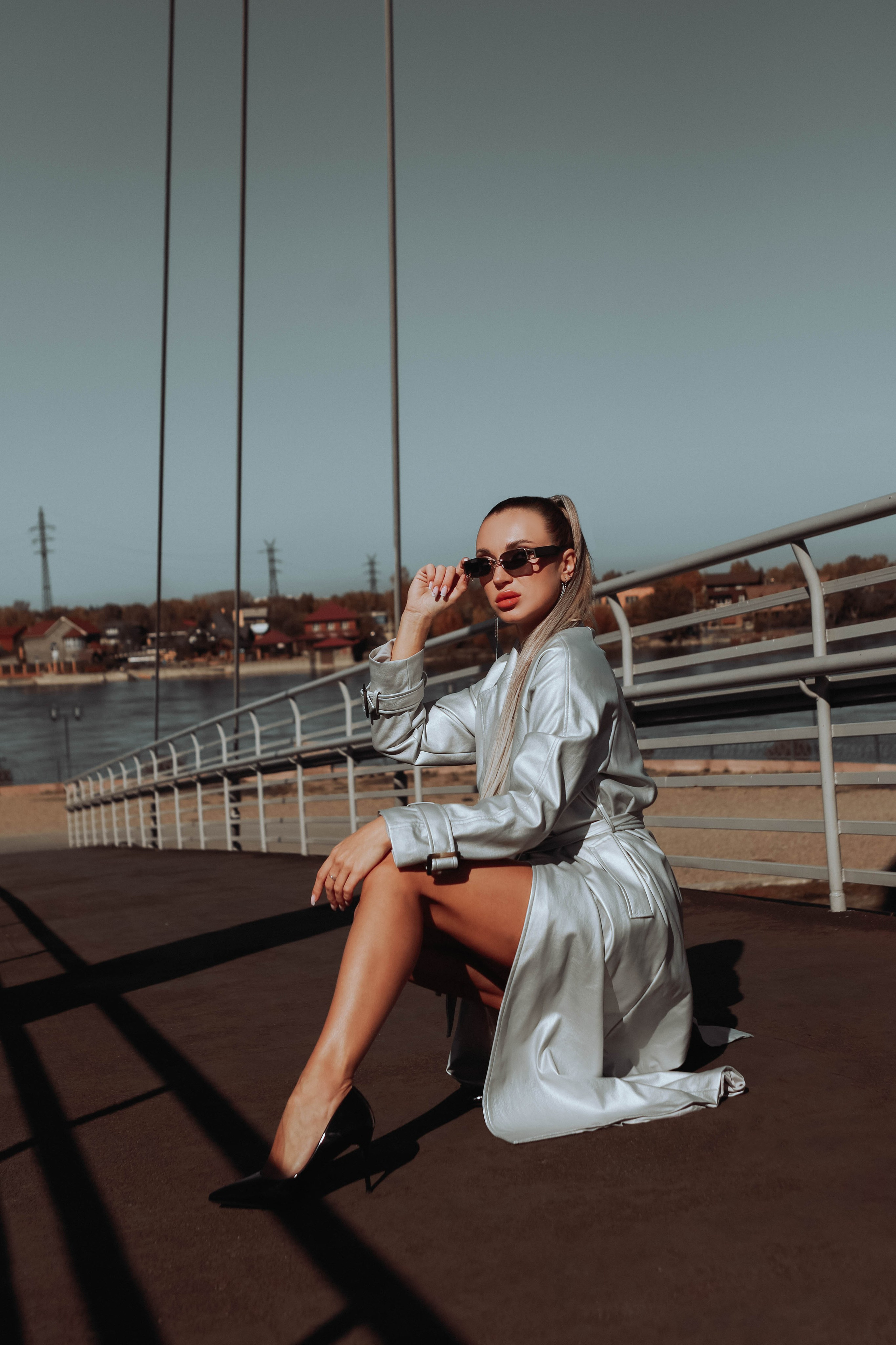 Кристина на мосту. Фотограф в Иркутске