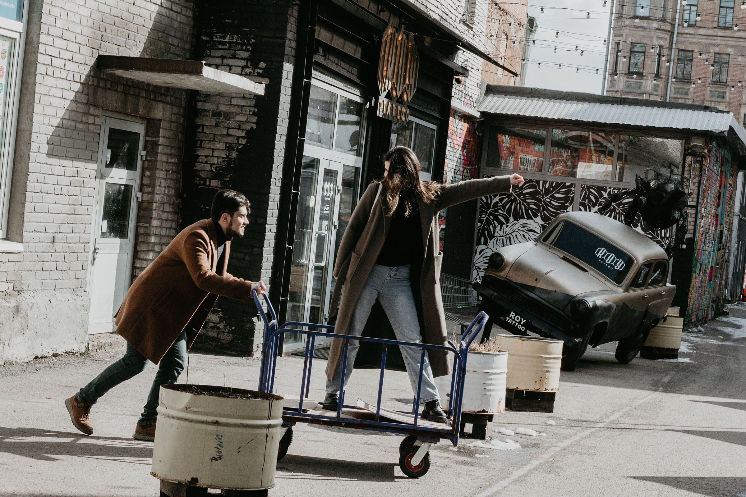 Парная фотосъемка в лофт-проект Этажи. Контент-фотограф Юлия|Санкт-Петербург|Питер