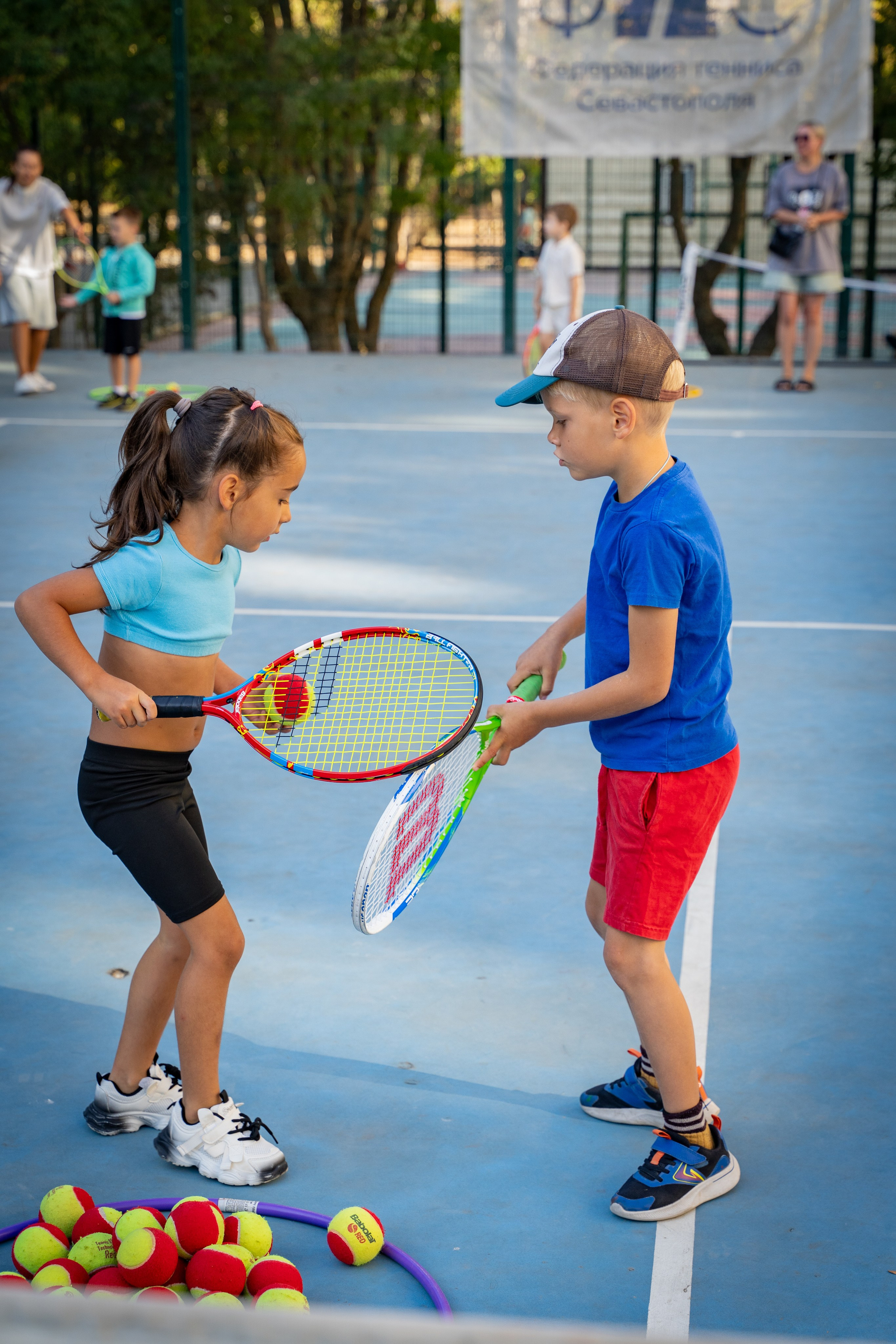 Федерация тенниса Севастополь. Малыши. Анастасия Дунаева. Фотограф в Севастополе