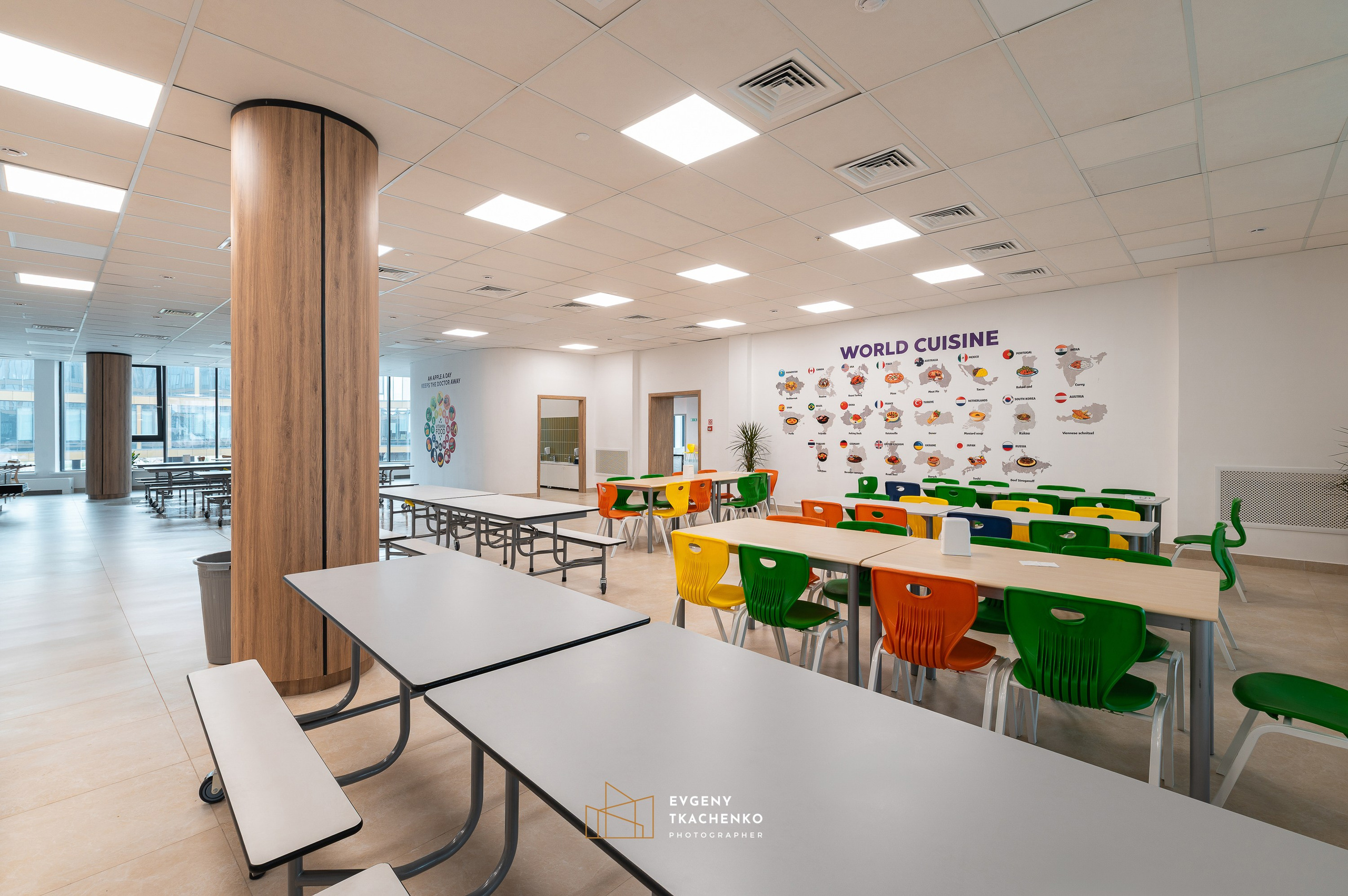Kazakhstan International School, г. Астана. Архитектурный и интерьерный фотограф в Казахстане