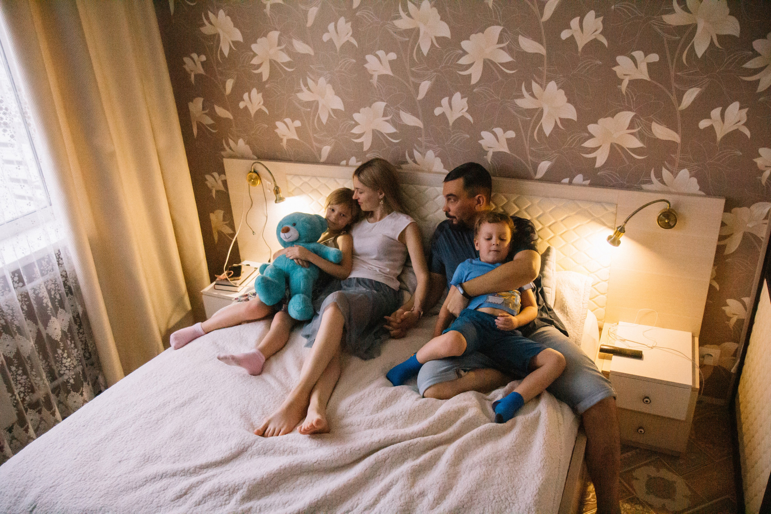 Семейная домашняя фотосессия. Семейный фотограф в Томске Максимова Екатерина