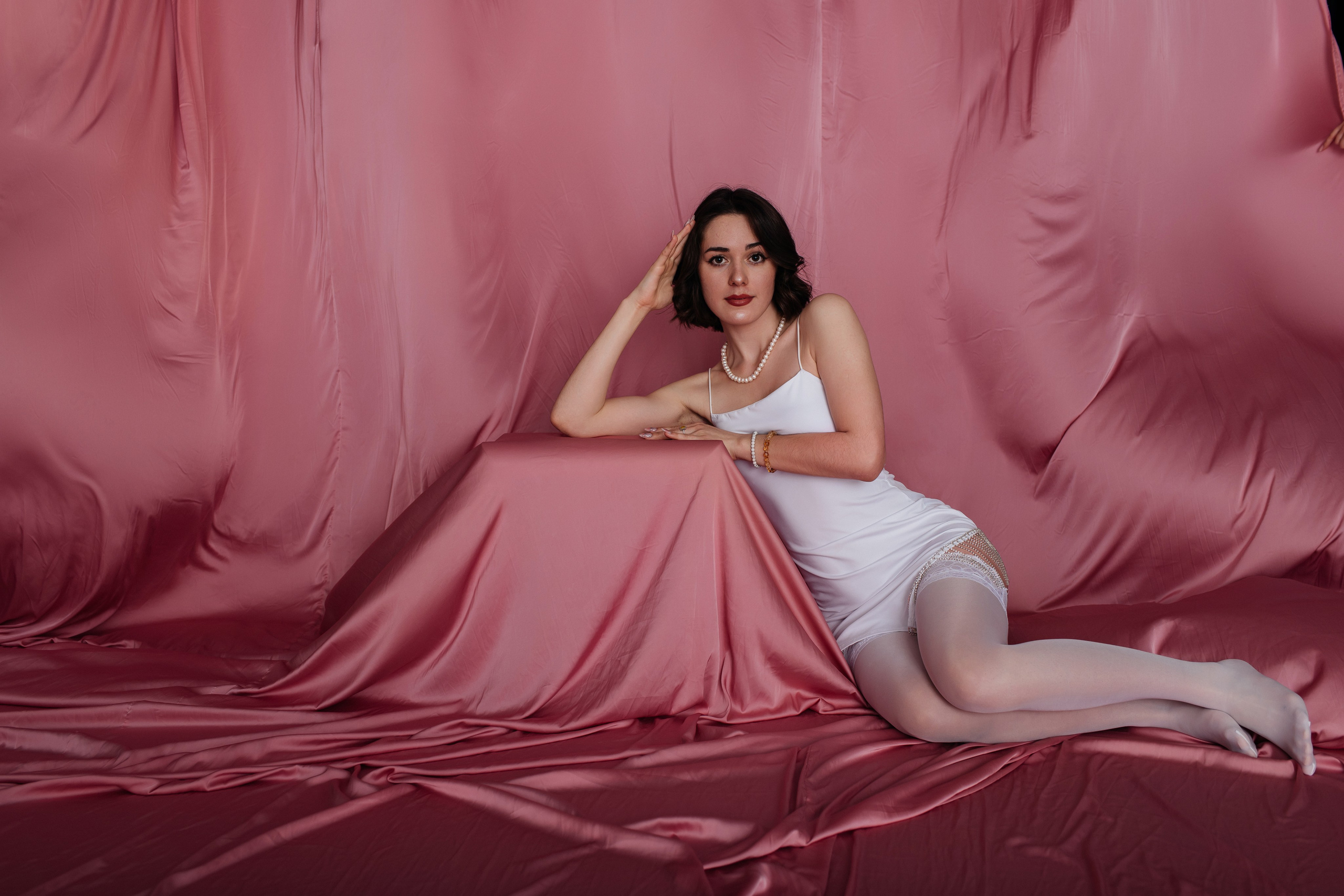 «Розовая ткань». Фотограф в Москве/Зарайске Шахова Марина