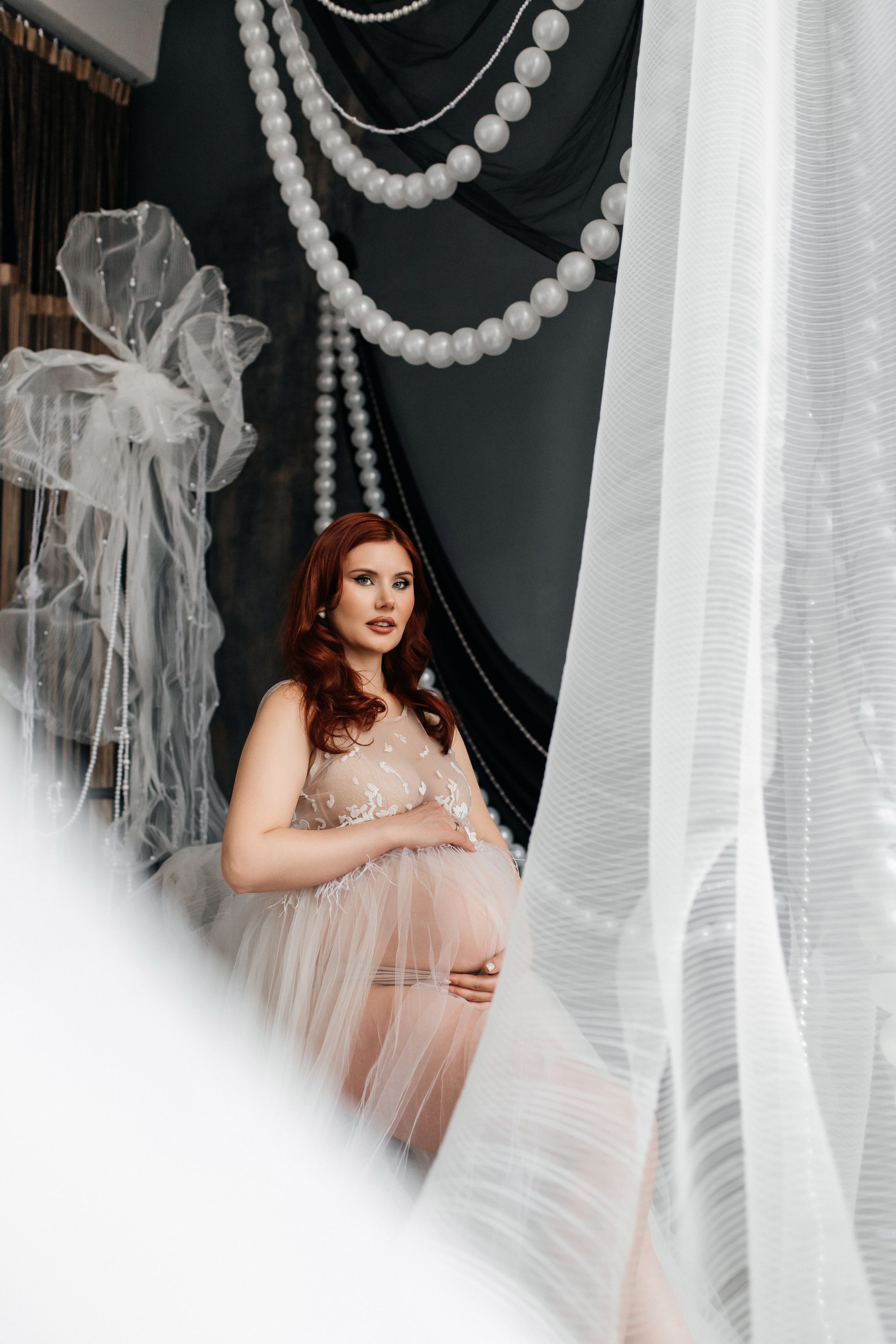 «Мягкость ожидания: в струящихся тканях и украшениях». Фотограф в Москве/Зарайске Шахова Марина