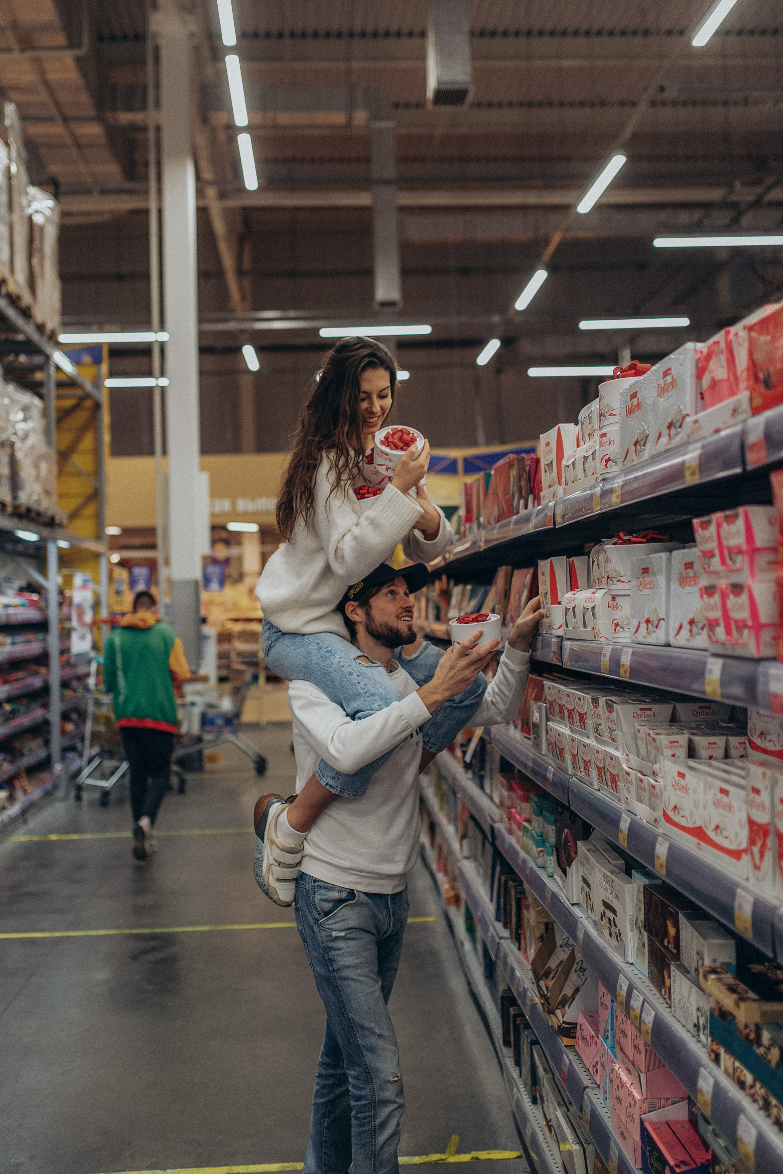 Lovestory в супермаркете. Семейный фотограф в Москве Екатерина Север