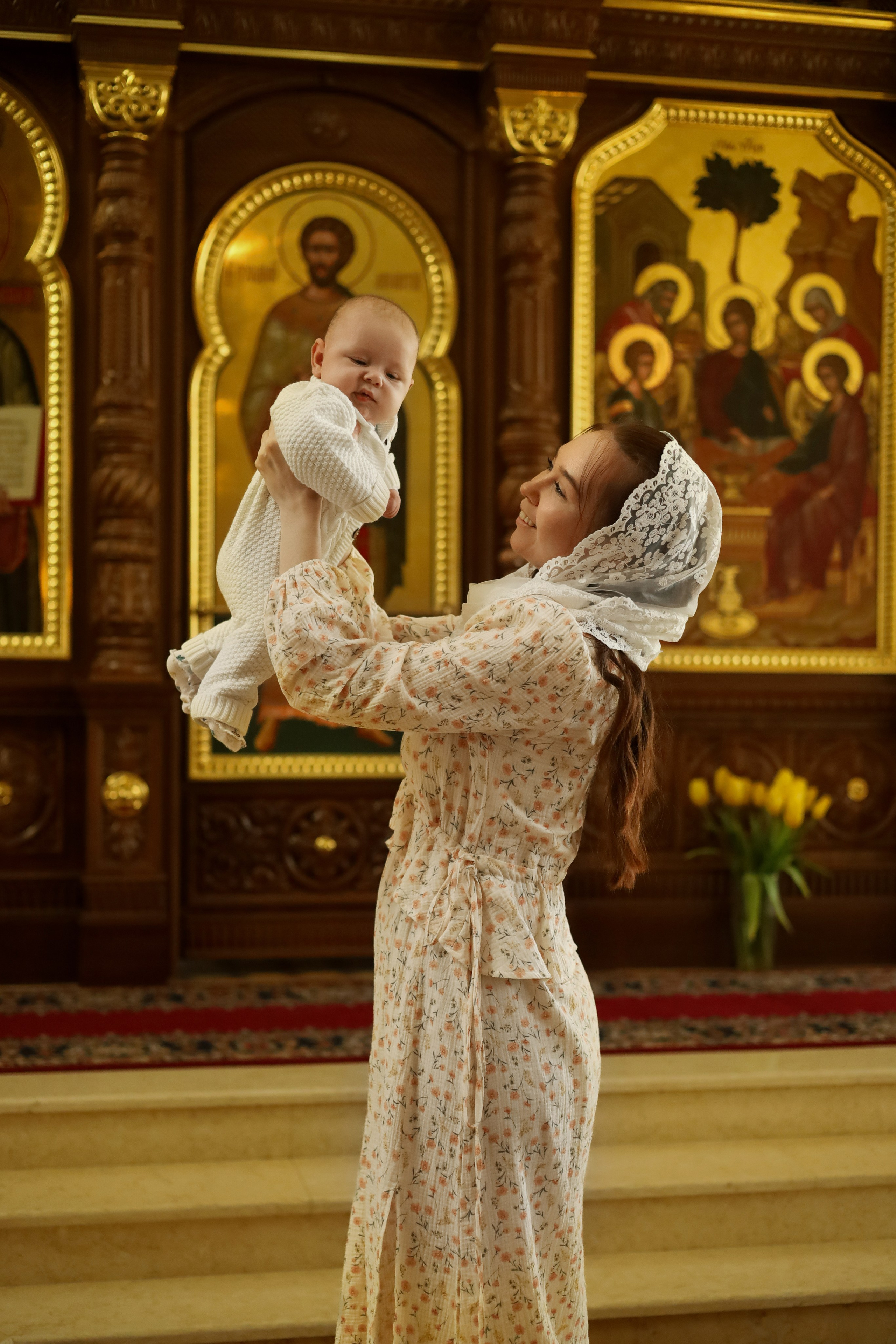 Таинство крещения. Фотограф новорожденных Саратов