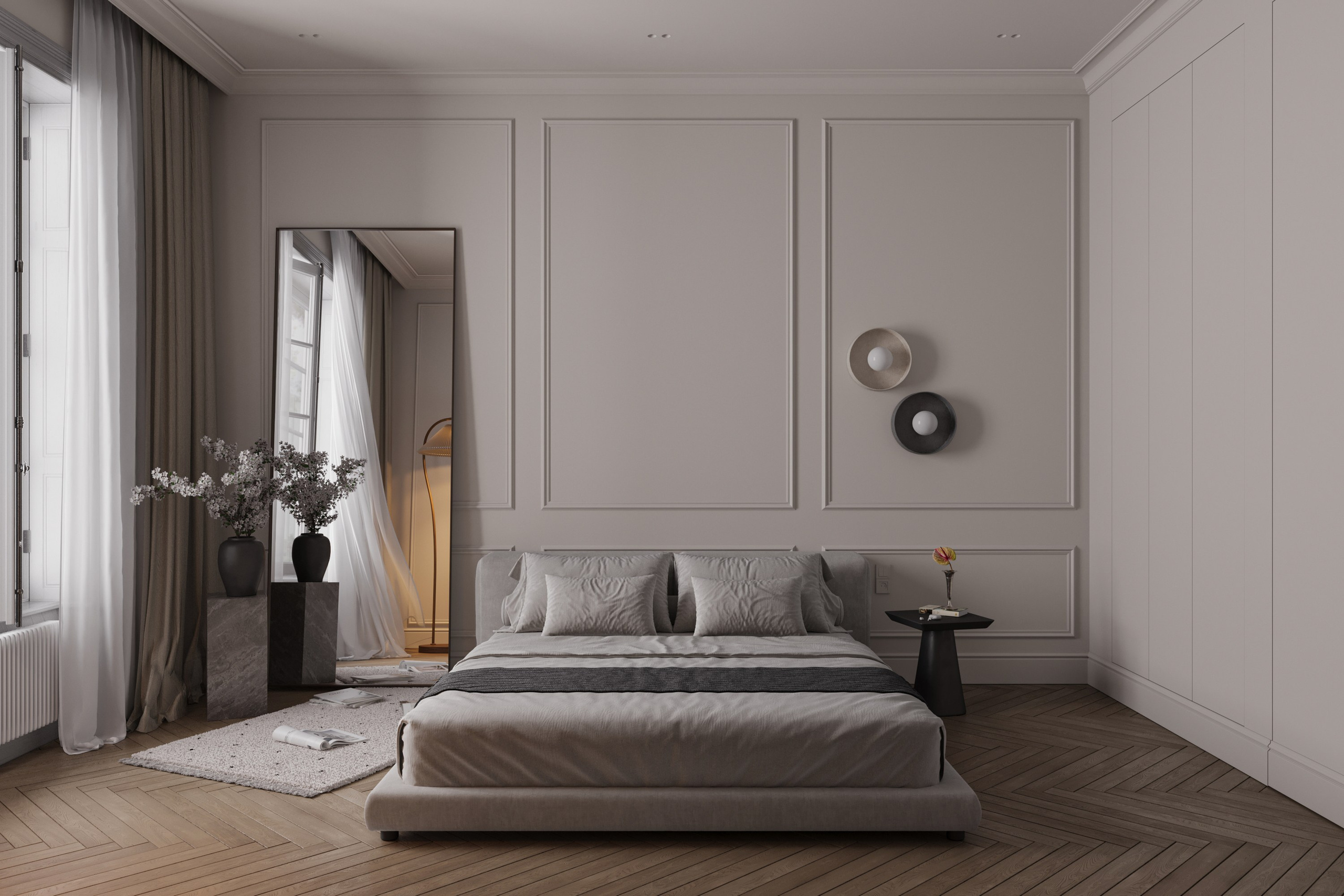 Спальня. 3D визуализатор интерьеров