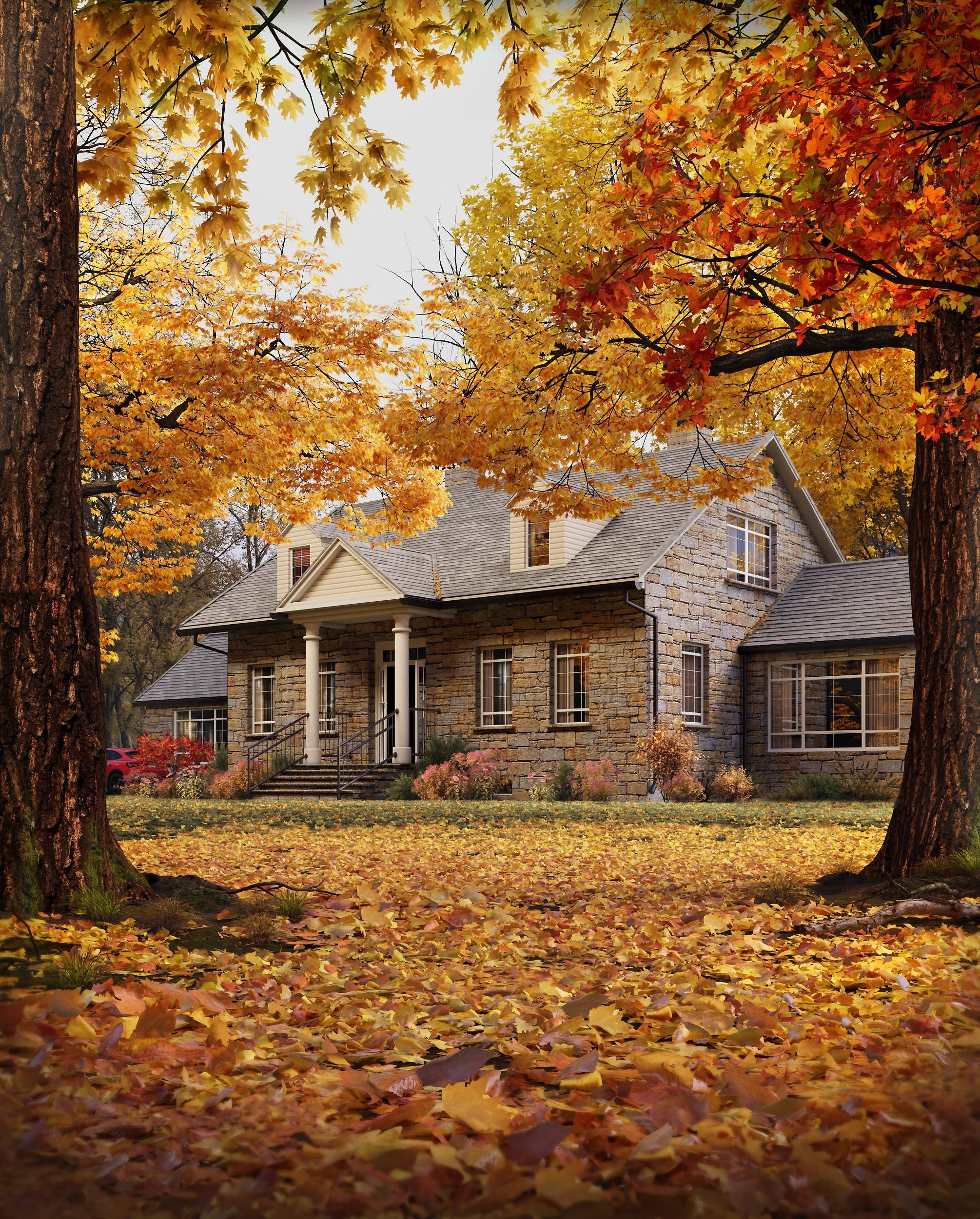 Визуализация экстерьера. 3D визуализация/ Юлия Будник