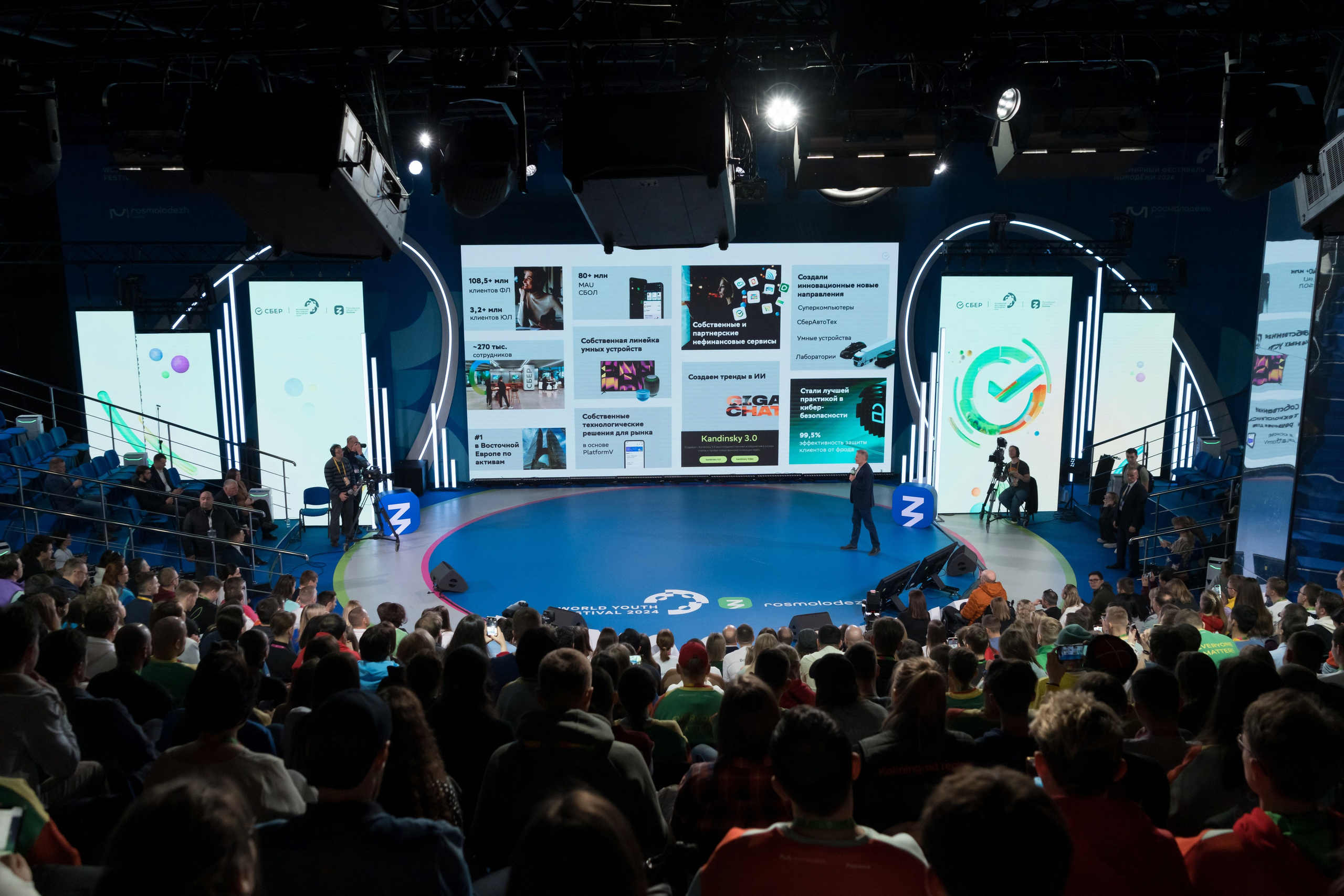 Герман Греф на Всемирном Фестивале Молодежи 2024. Репортажный фотограф в Красной Поляне и Сочи Павлюченко Екатерина