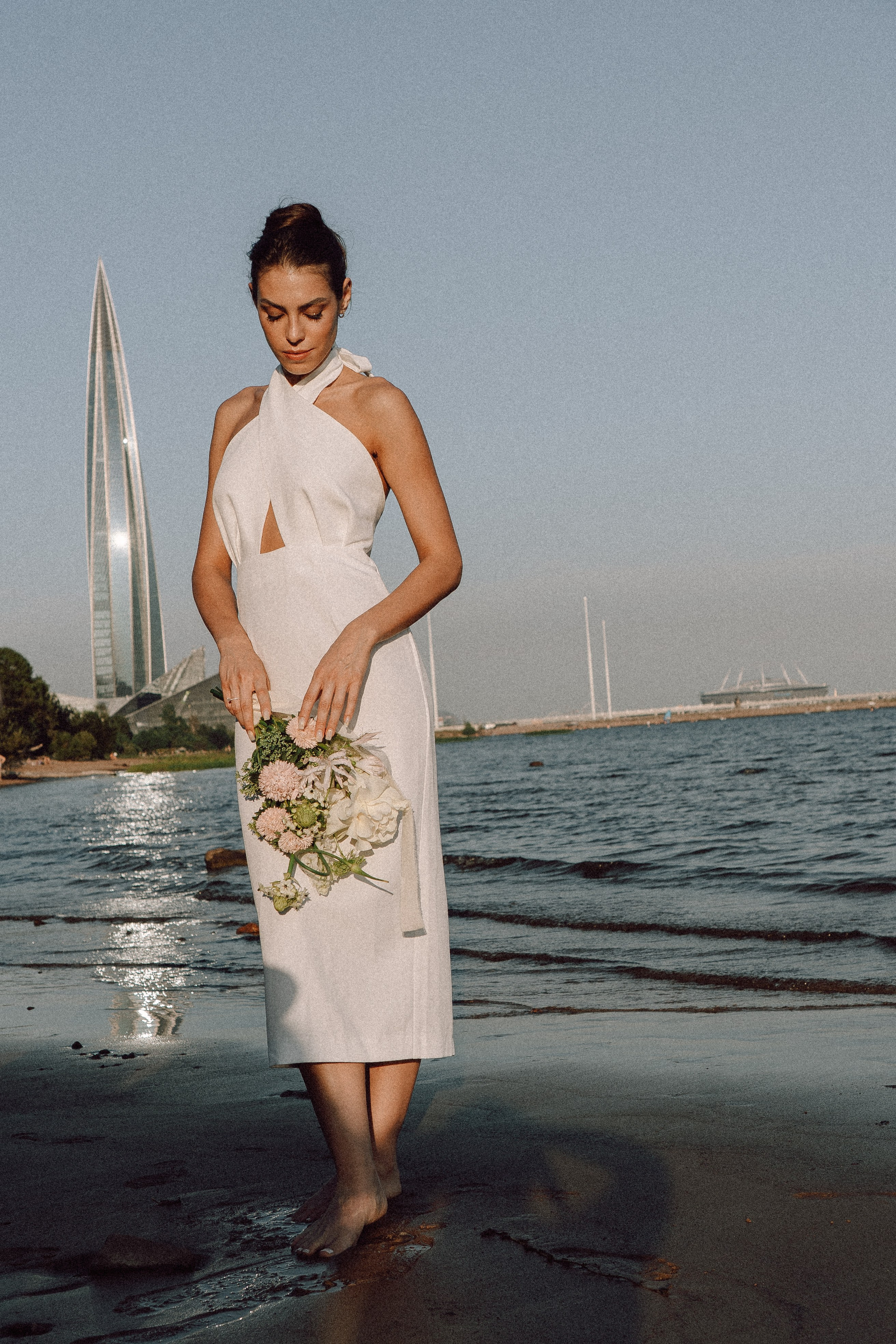 СВАДЕБНАЯ ФОТОСЕССИЯ ВЫЕЗДНОЙ ЦЕРЕМОНИИ (ФИНСКИЙ ЗАЛИВ). Профессиональный фотограф, Санкт-Петербург — Виктория Богомолова