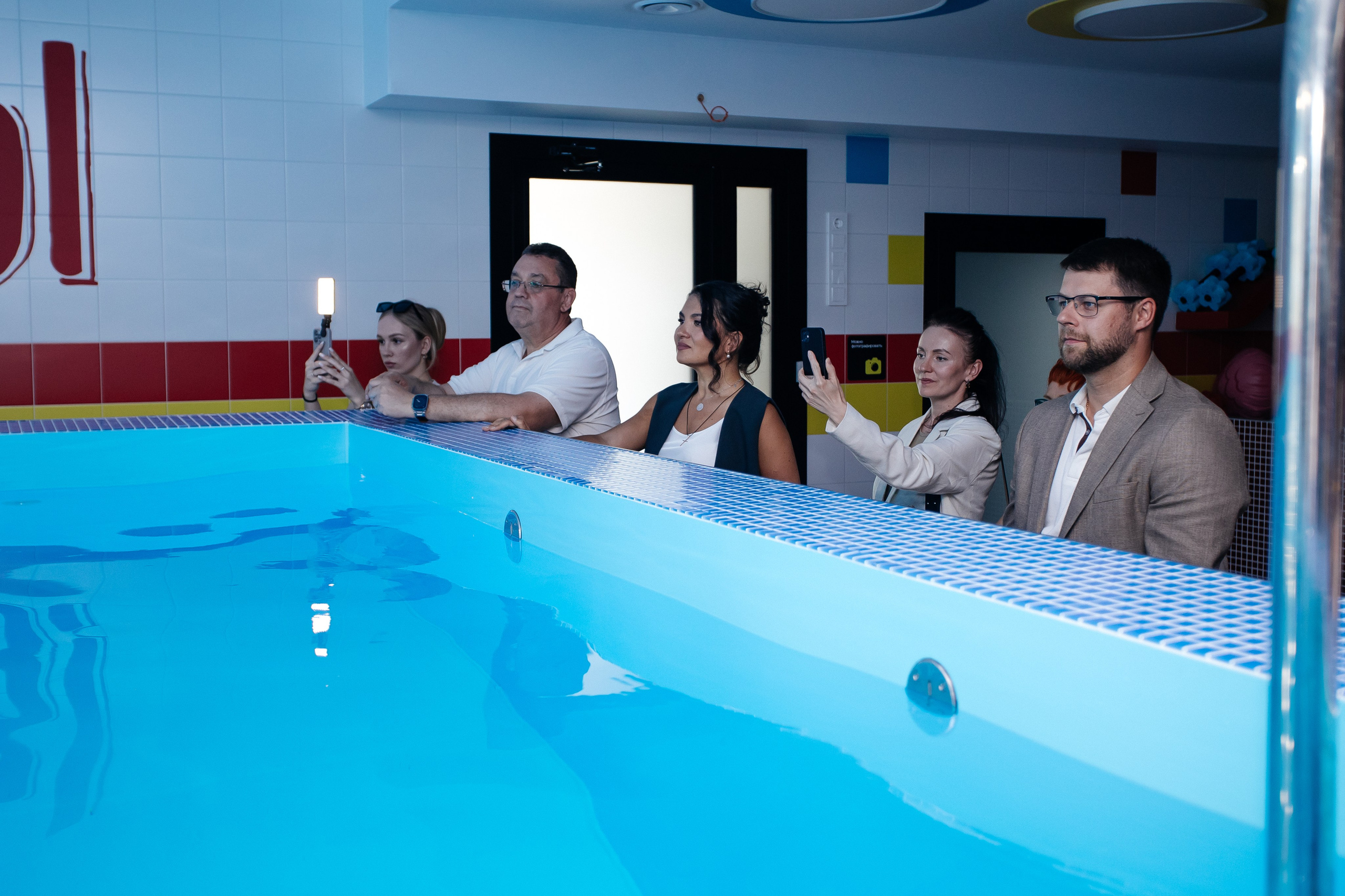 Открытие бассейна. Фотограф в Иркутске