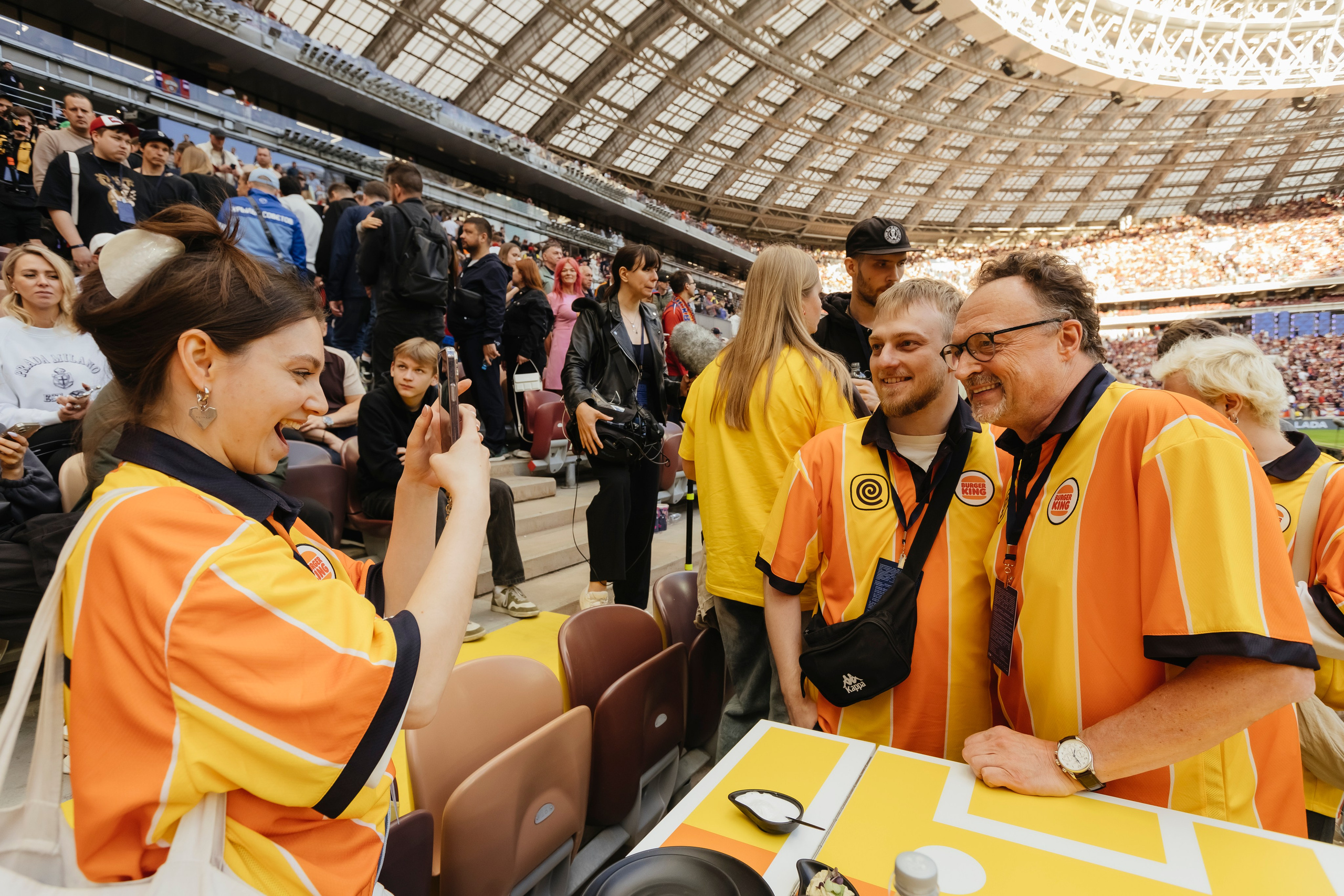 Яндекс Еда x Burger King На финале кубка России по футболу. Репортажный, event, концертный и backstage фотограф из Москвы Виталий Кривцов