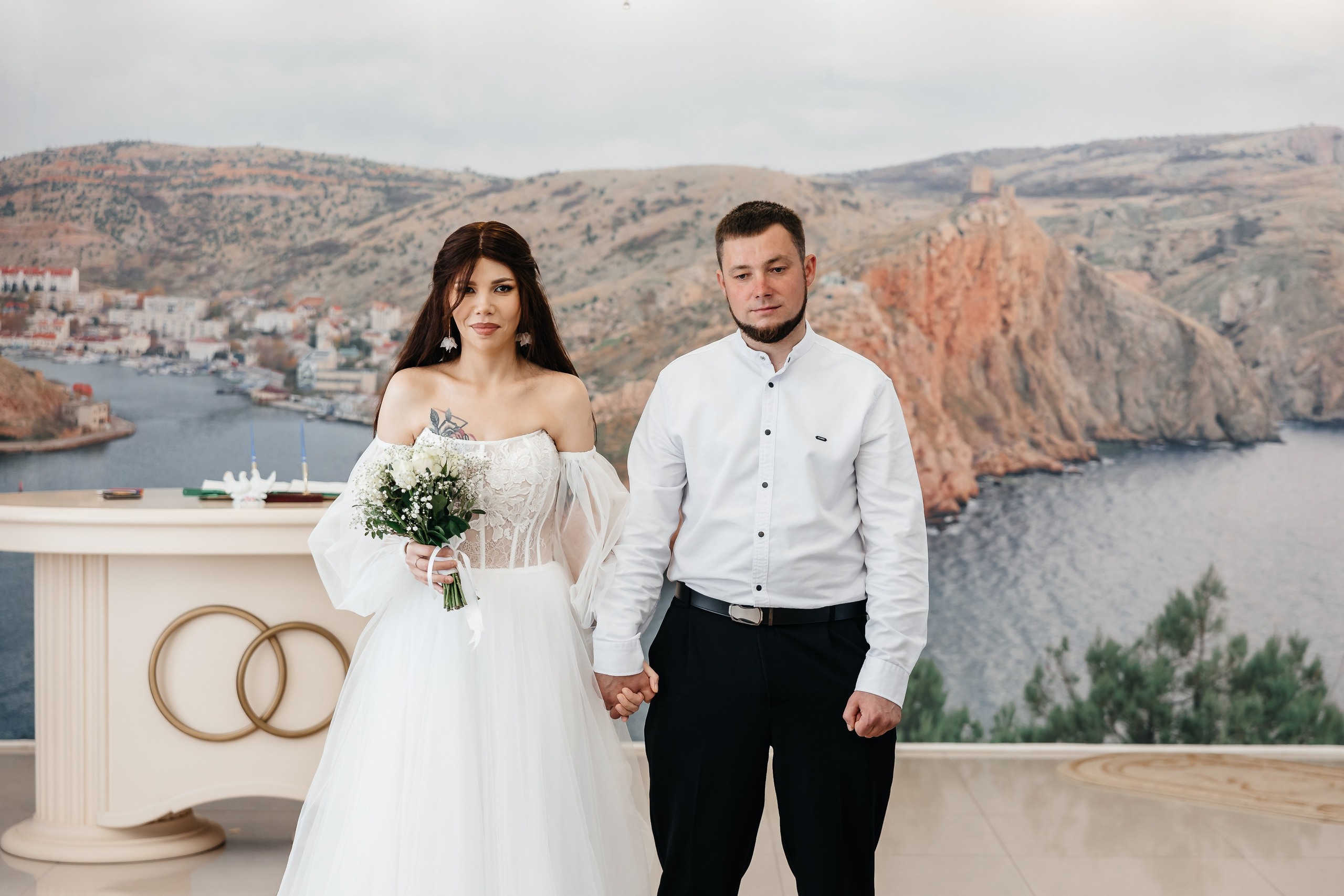 Анонс свадьбы Маргариты и Андрея. Туман на холмах Балаклавы. Свадебный фотограф в Крыму и Севастополе Ольга Баскакова