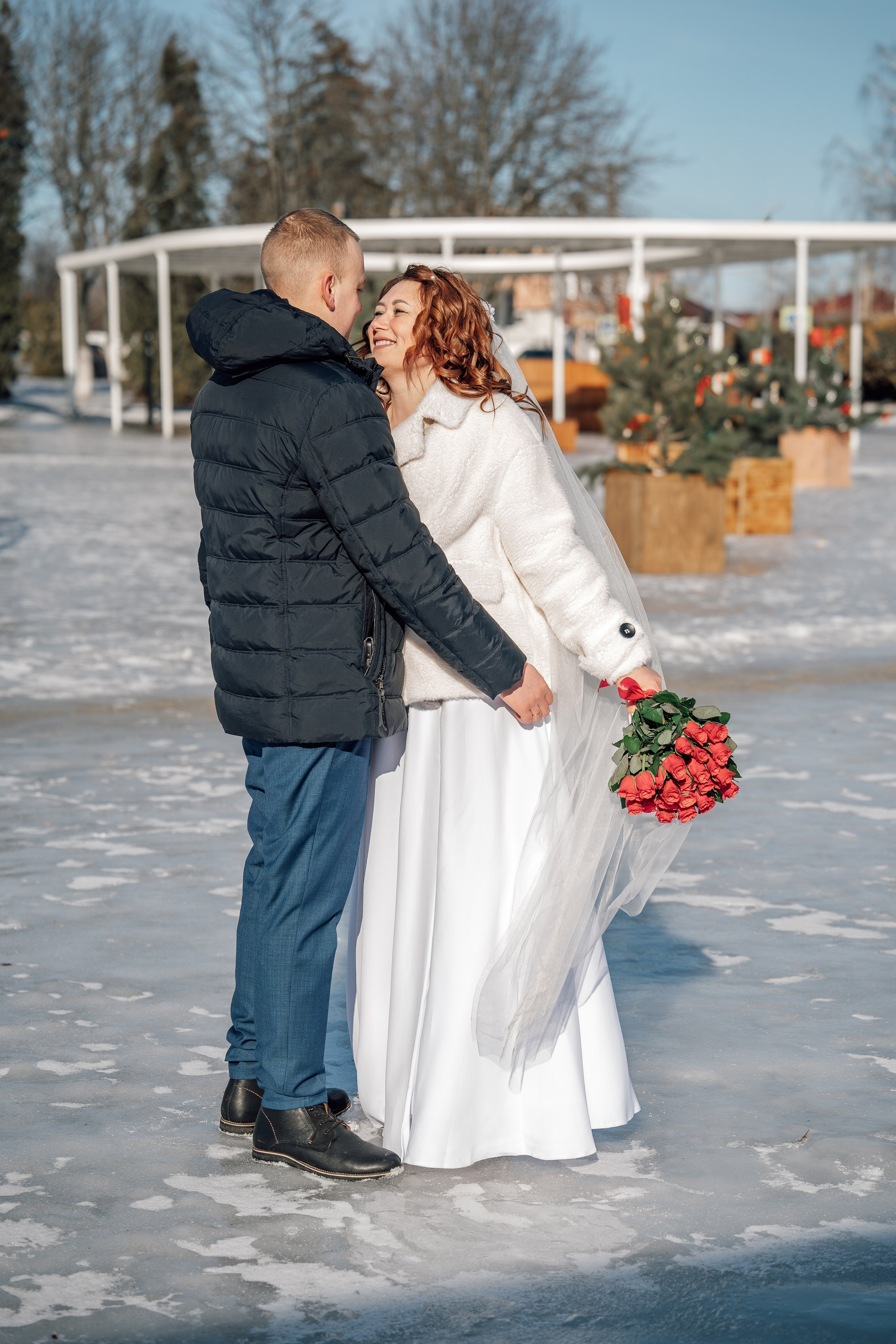 Зимняя свадьба Алексея и Марины. Фотограф Юлия Паськова, город Бирюч