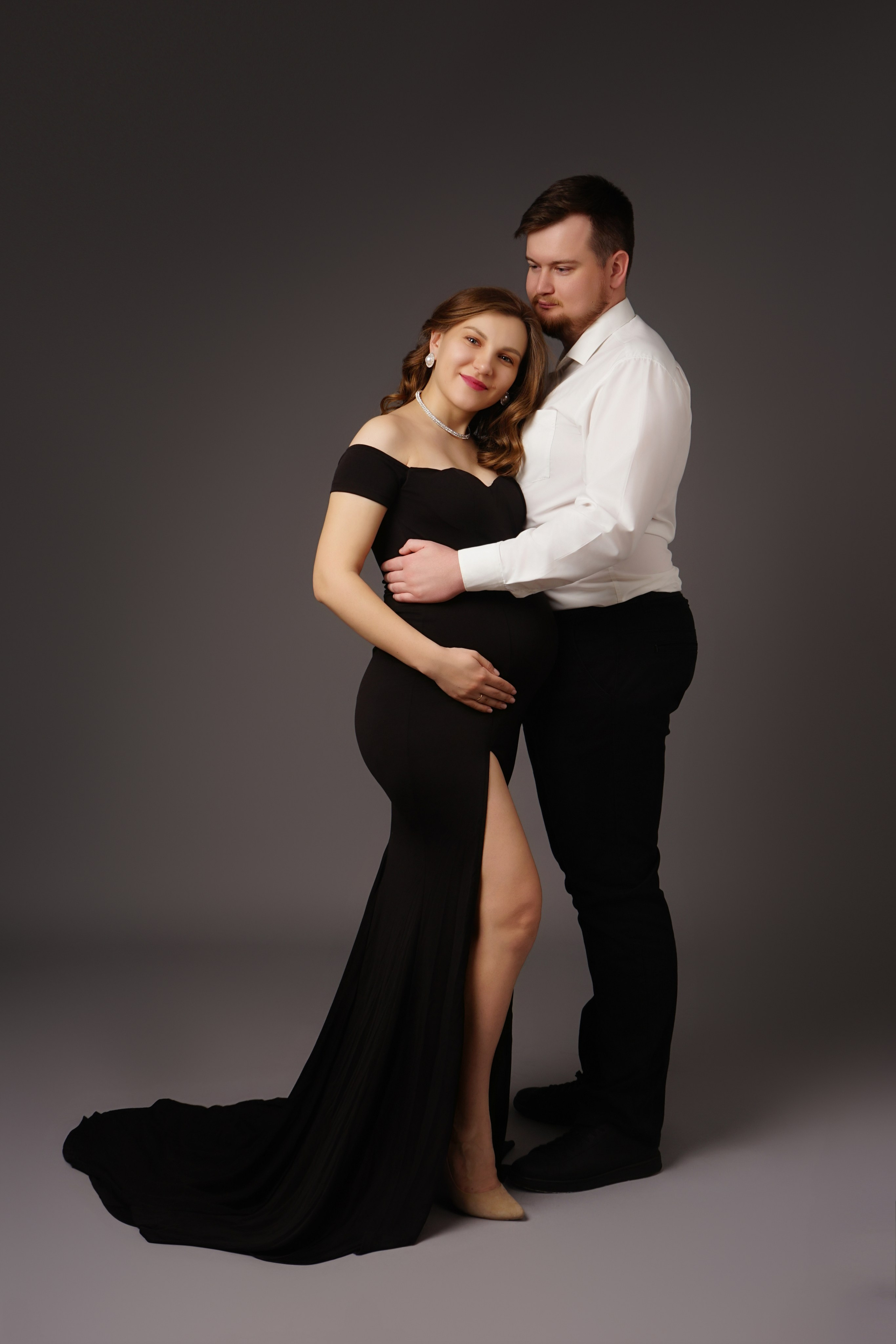 Съёмка беременности в моей фотостудии «НЕБО». Женский фотограф в Химках Алёна Ленёва